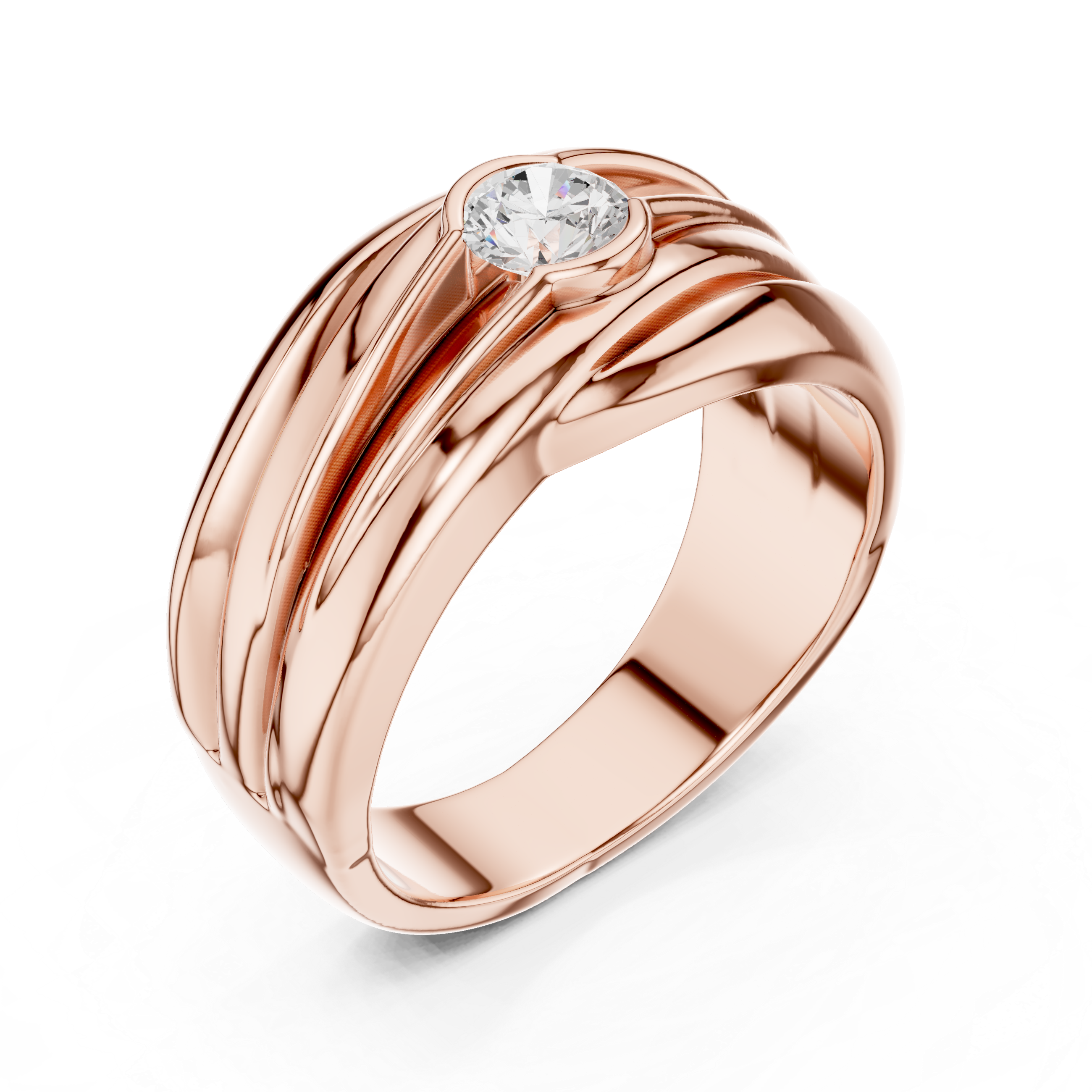 Natural Diamond Men’s Ring – 0.47ct EF/VS Premier Class