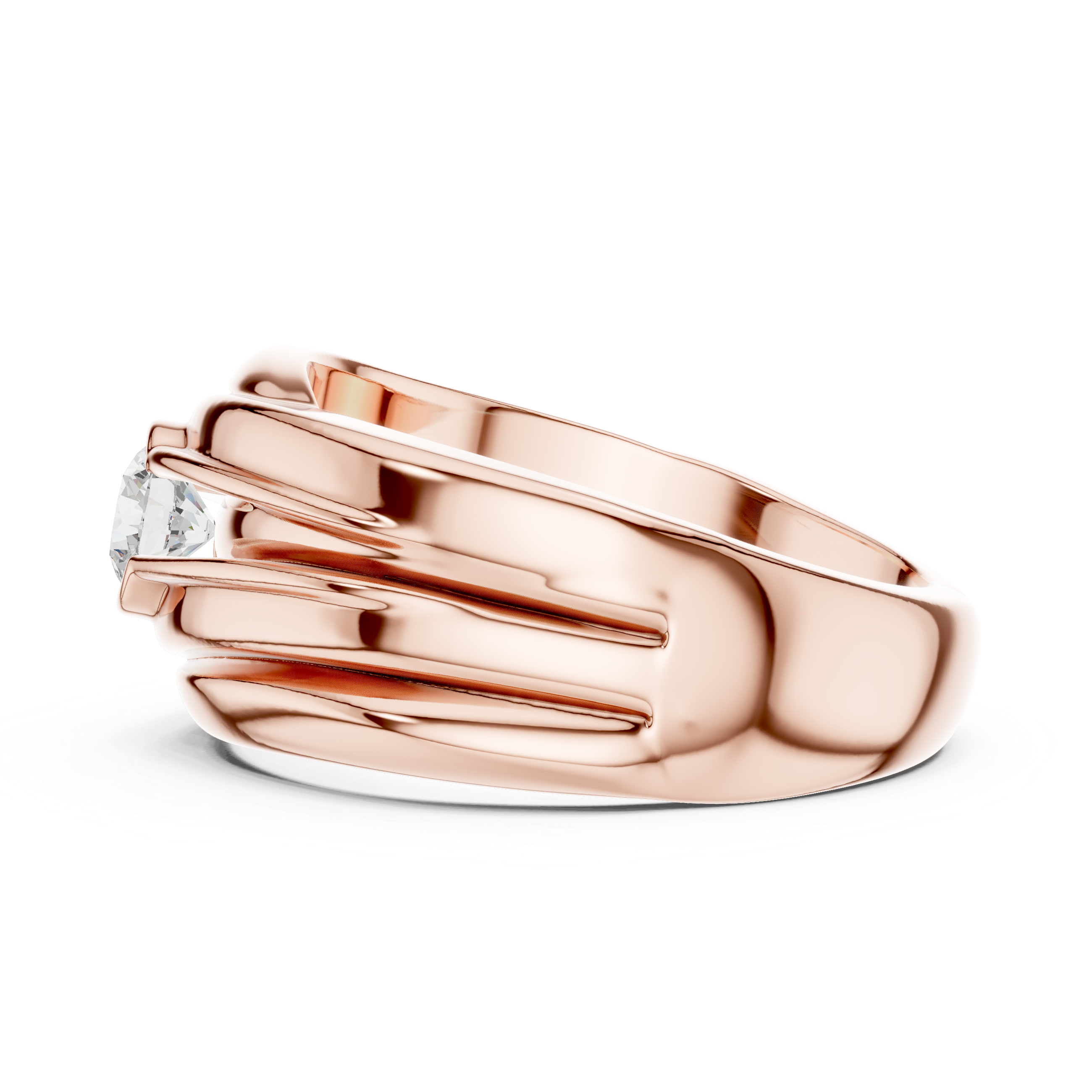 Natural Diamond Men’s Ring – 0.47ct EF/VS Premier Class