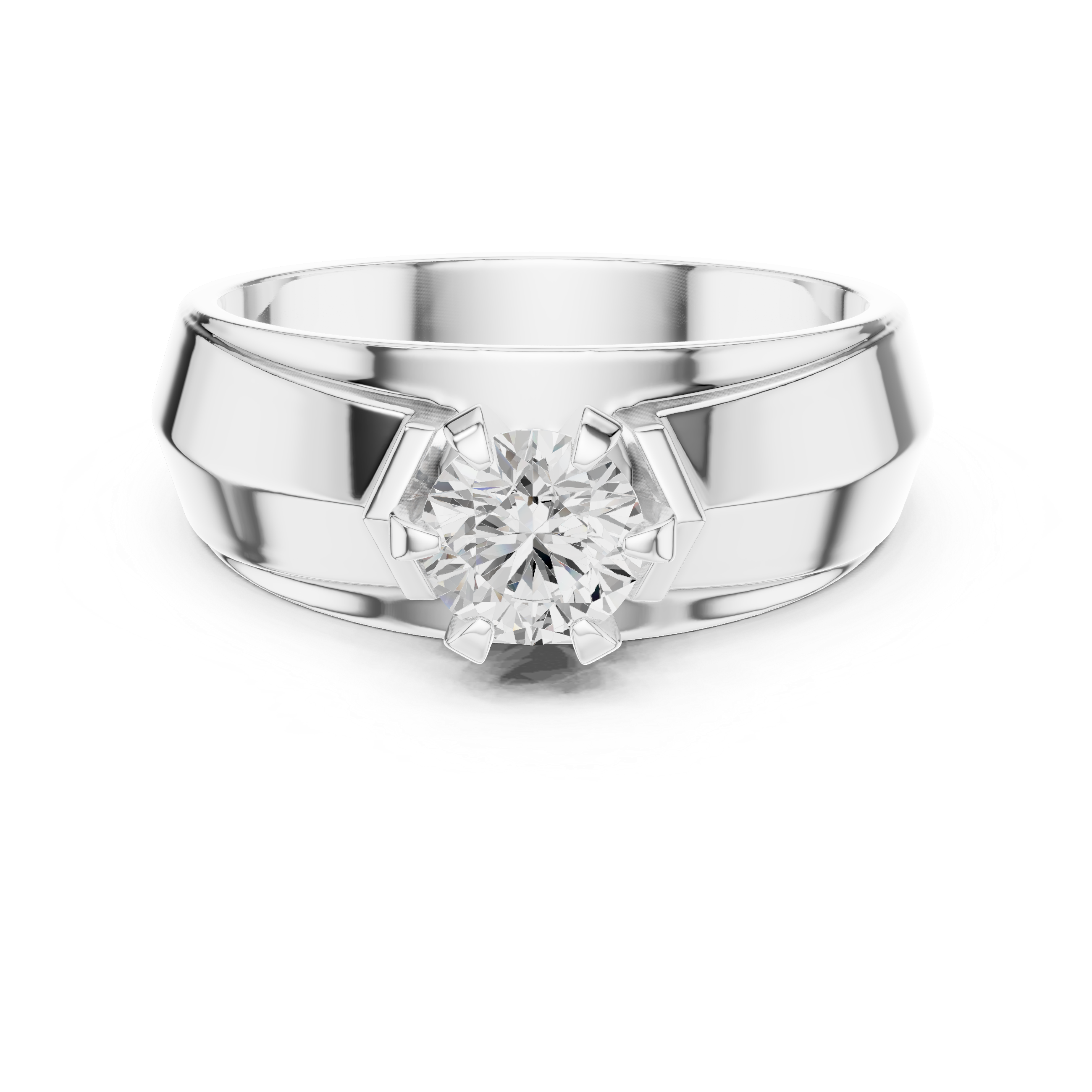 Natural Diamond  Men’s Ring 0.85ct I/VS2 – Elite Luxury Edition