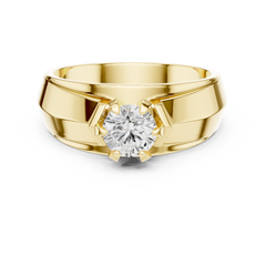 Natural Diamond  Men’s Ring 0.85ct I/VS2 – Elite Luxury Edition