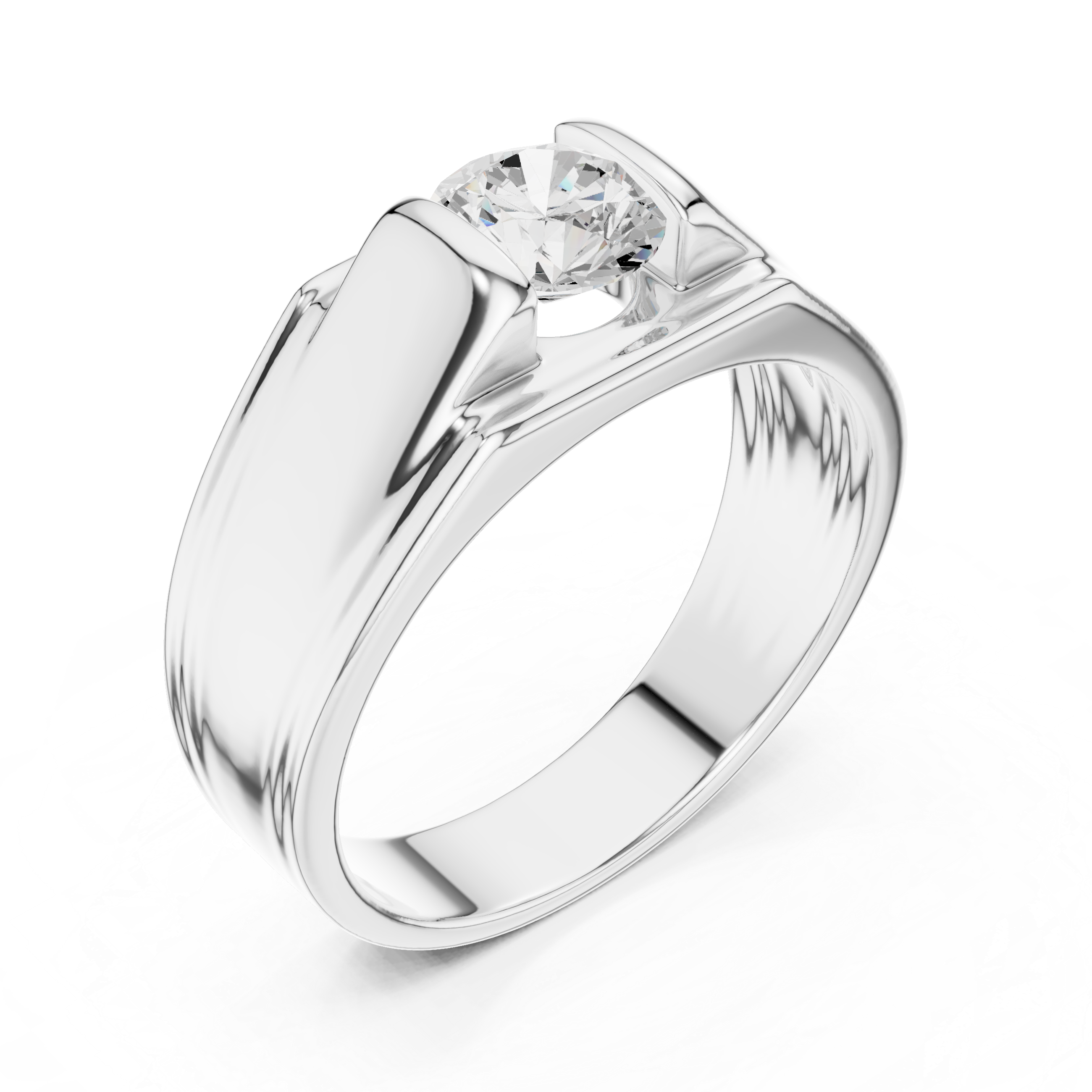 Natural Diamond Men’s Ring – 0.70ct H/VS1 Signature Luxury Edition