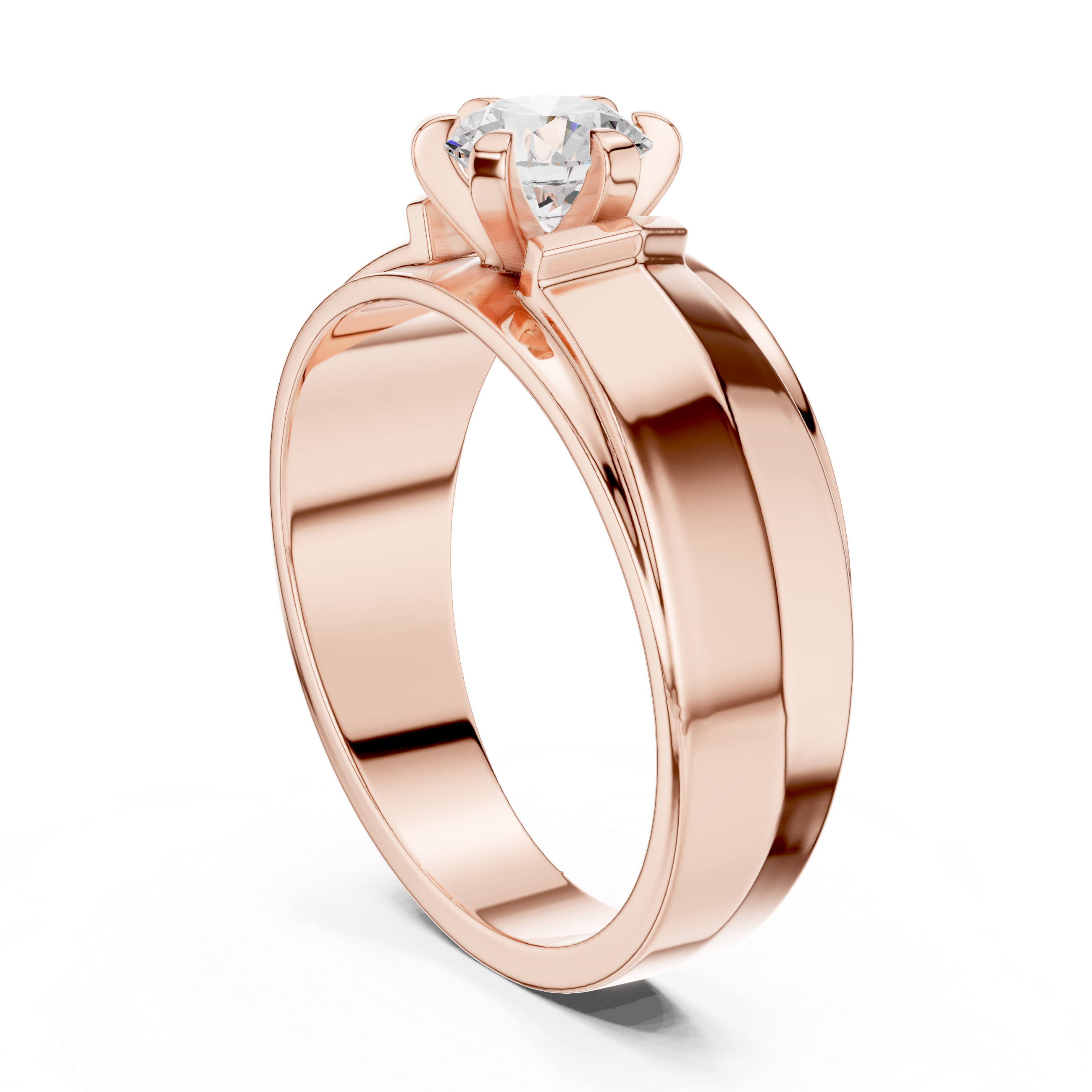 Elegant 0.75 Carat Natural Diamond Men's Ring – H Color VS1 Clarity