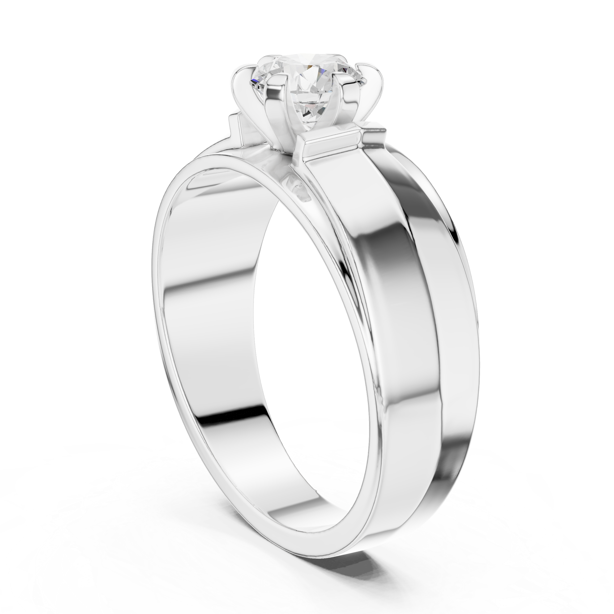 Elegant 0.75 Carat Natural Diamond Men's Ring – H Color VS1 Clarity