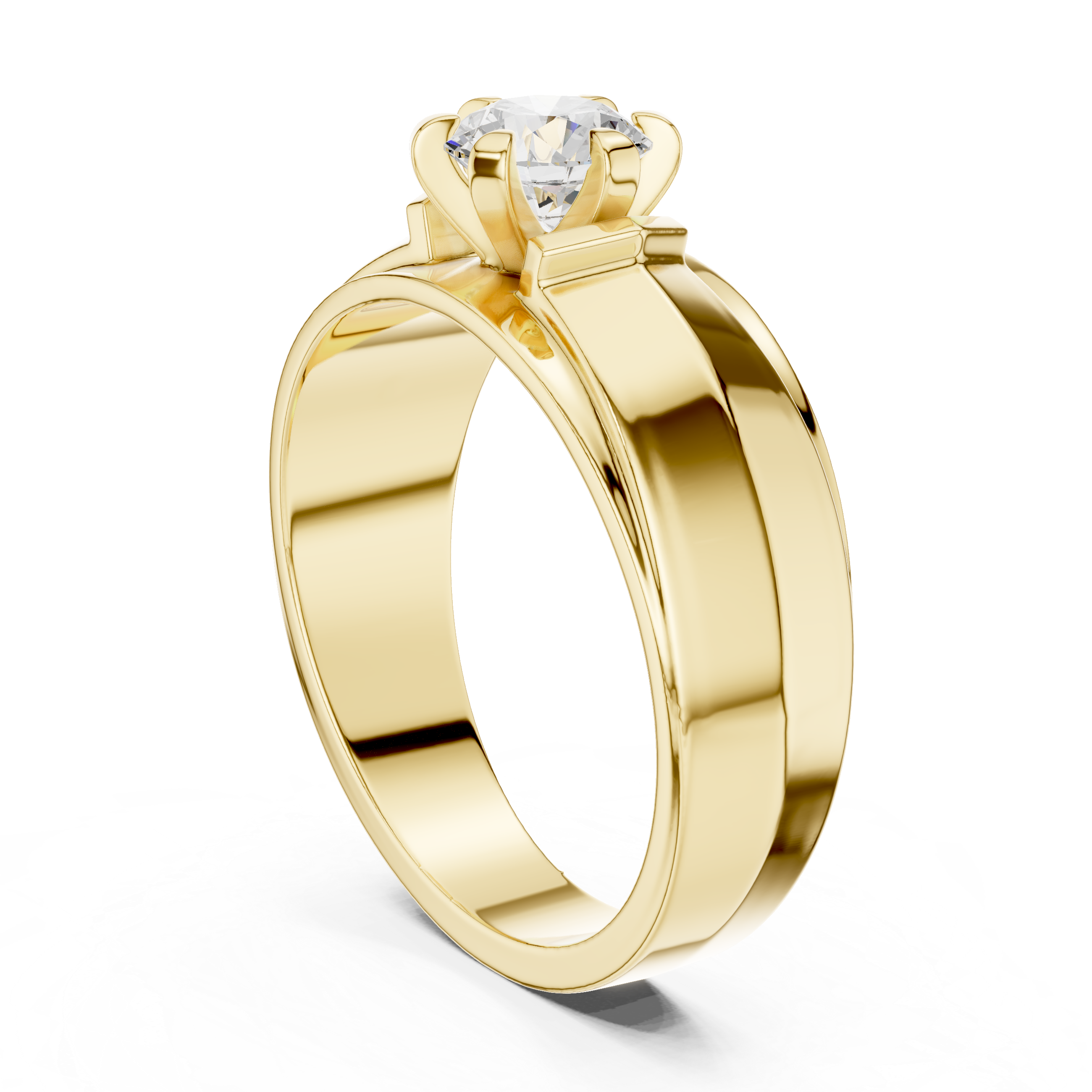 Elegant 0.75 Carat Natural Diamond Men's Ring – H Color VS1 Clarity