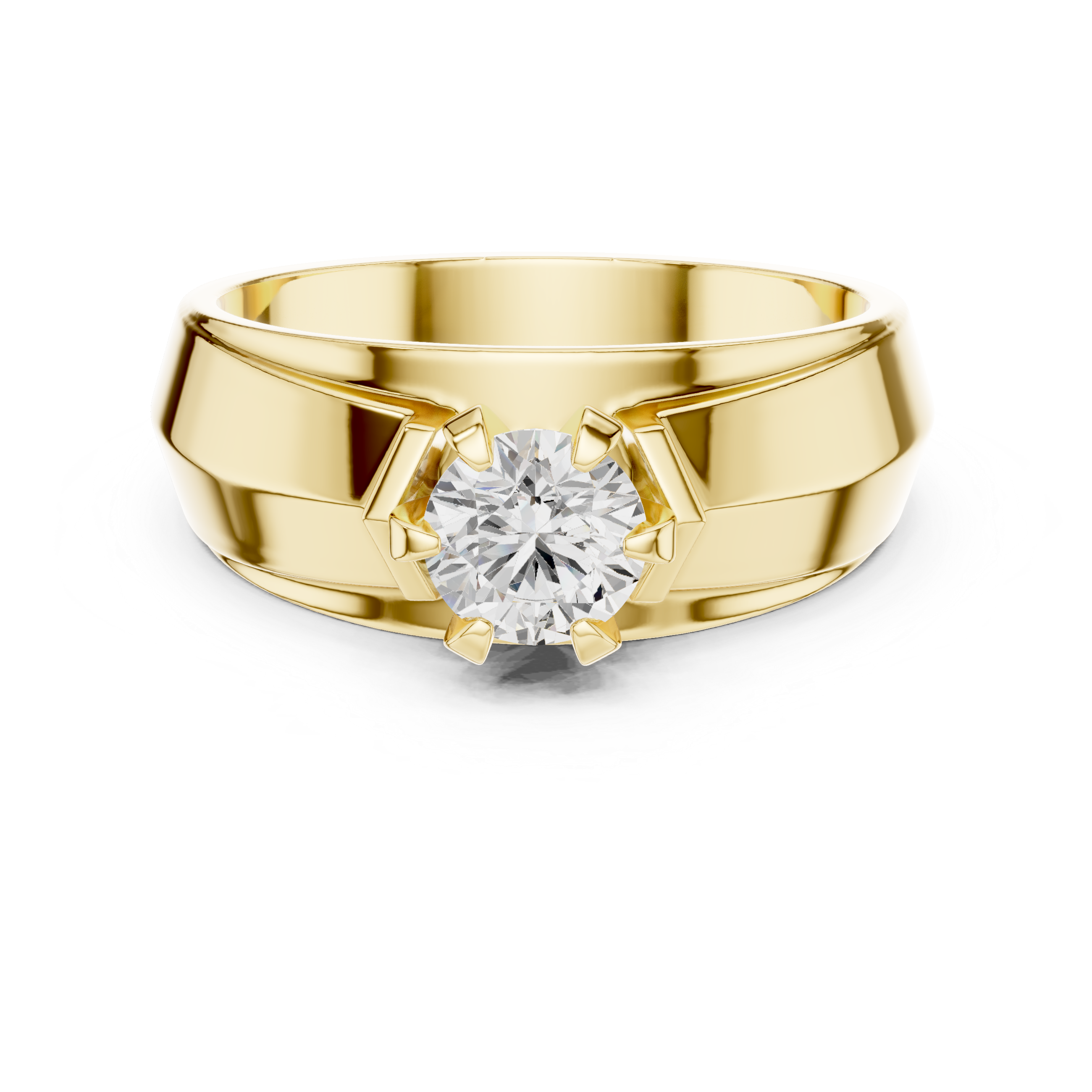 Elegant 0.75 Carat Natural Diamond Men's Ring – H Color VS1 Clarity