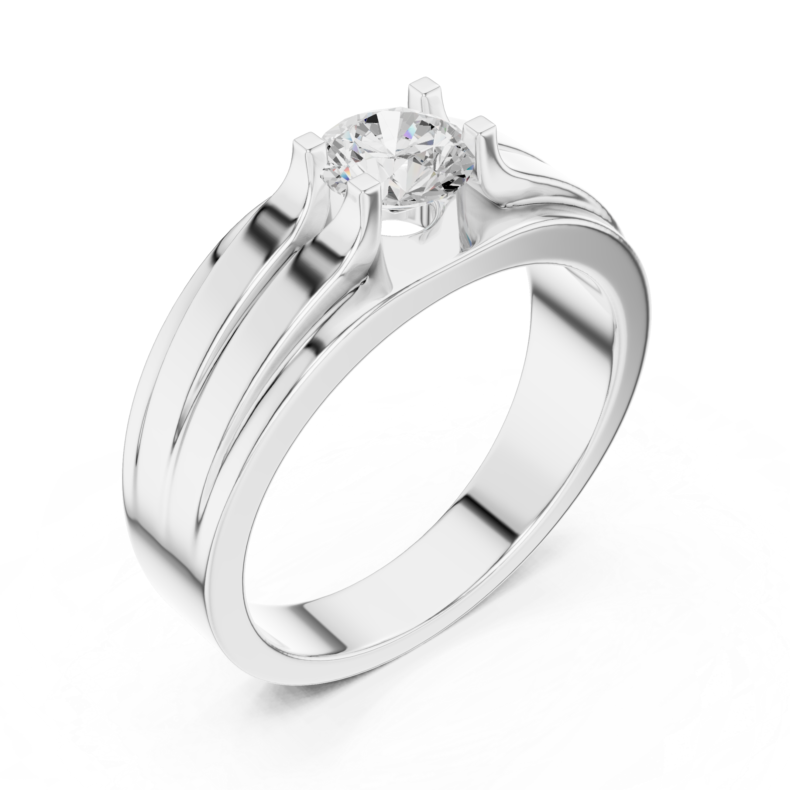 Natural Diamond Men’s Ring – 0.75ct J/VS1 Majestic Elite Series