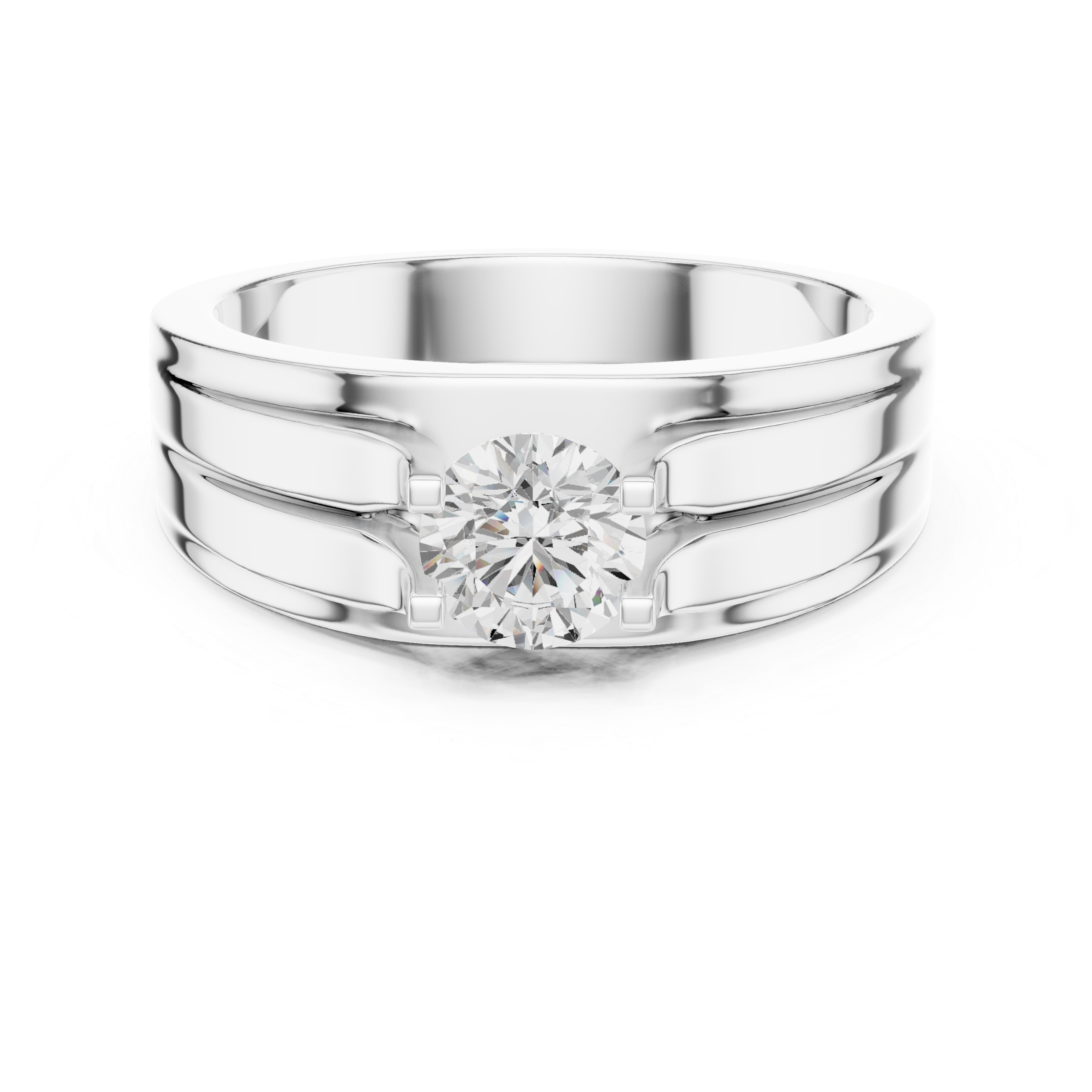 Natural Diamond Men’s Ring – 0.75ct J/VS1 Majestic Elite Series