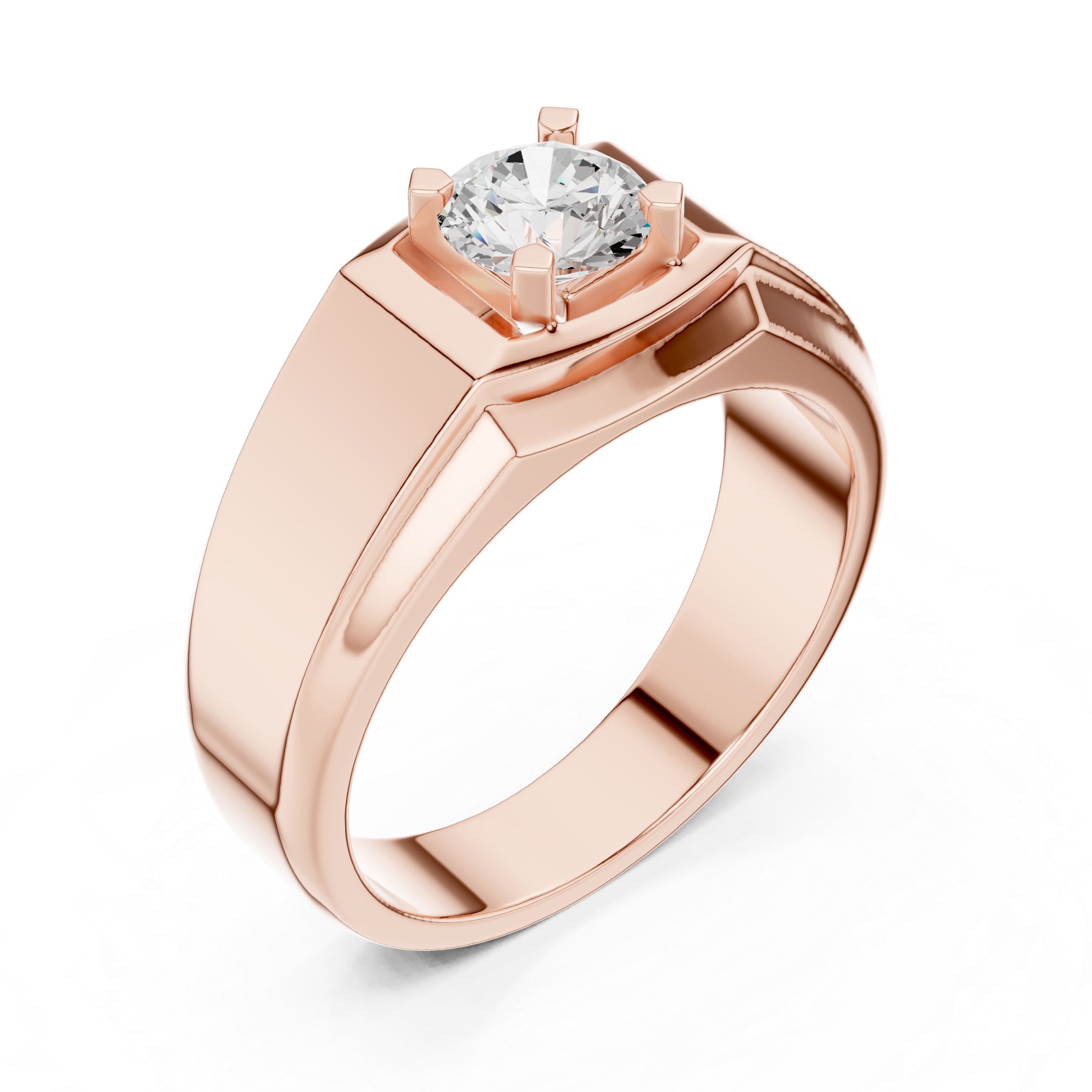 Natural Diamond Men’s Ring – 0.75ct I/VS1 Royal Signature Edition