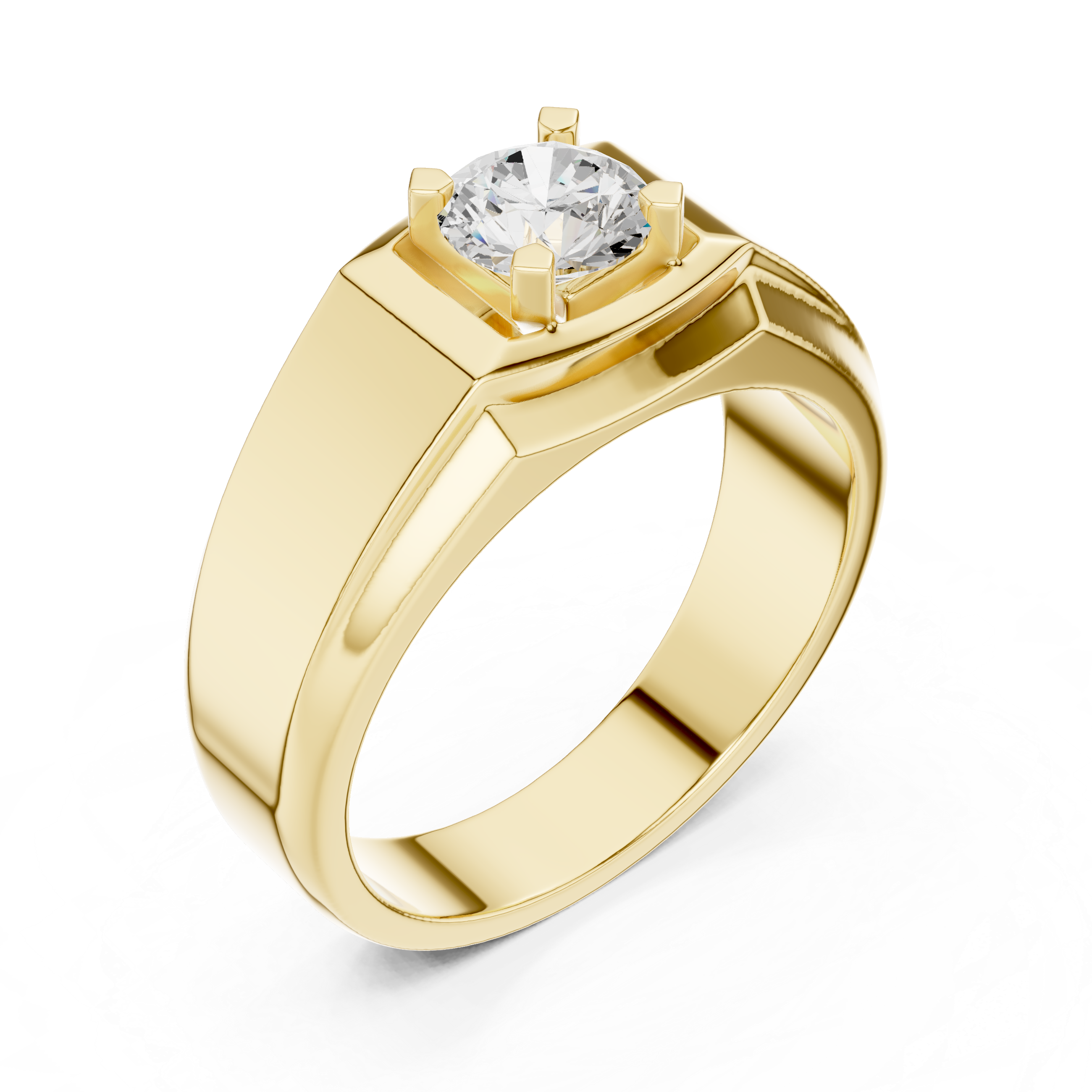Natural Diamond Men’s Ring – 0.75ct I/VS1 Royal Signature Edition