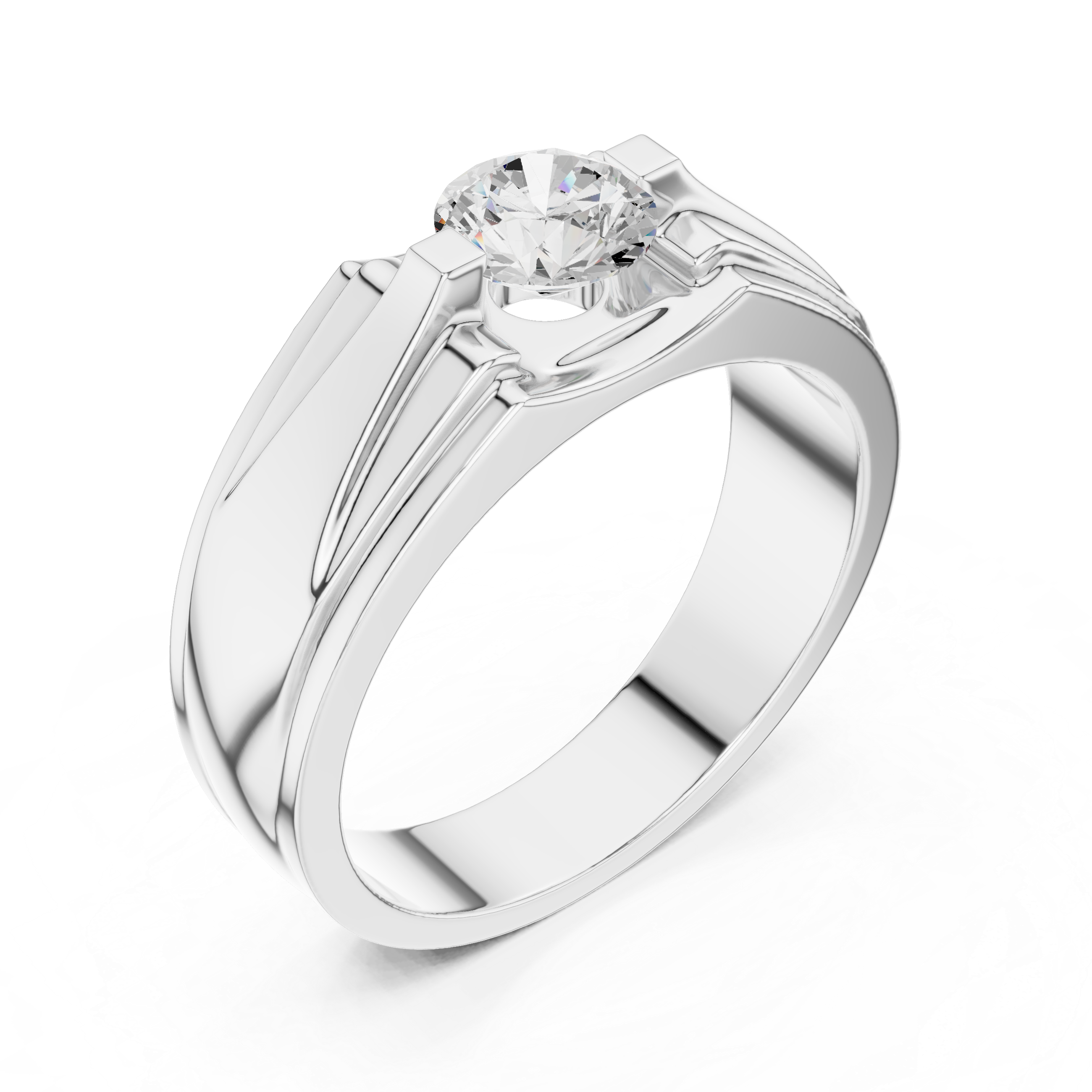 Natural Diamond Men’s Ring – 0.75ct H/VS1 Sovereign Luxury Line