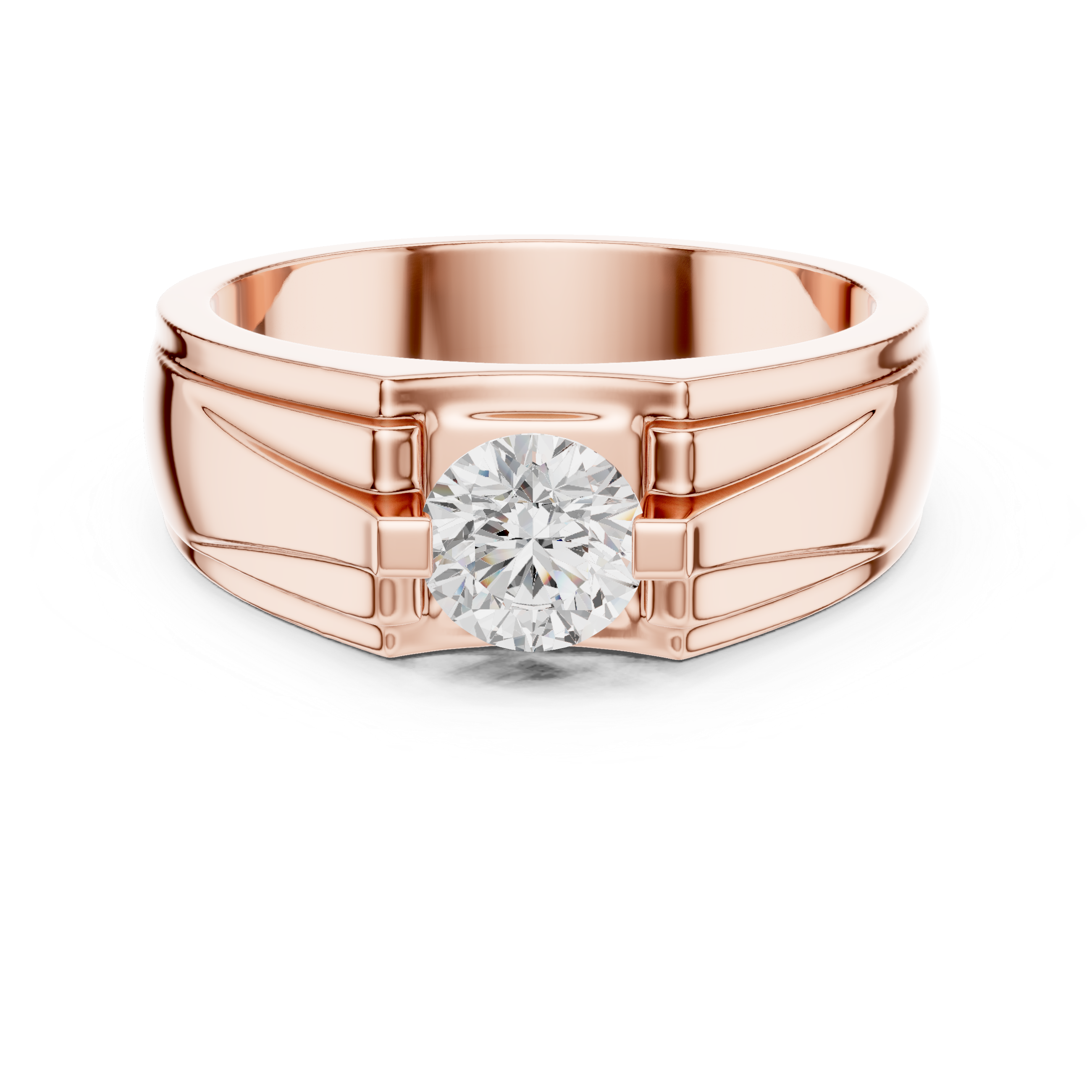 Natural Diamond Men’s Ring – 0.75ct H/VS1 Sovereign Luxury Line