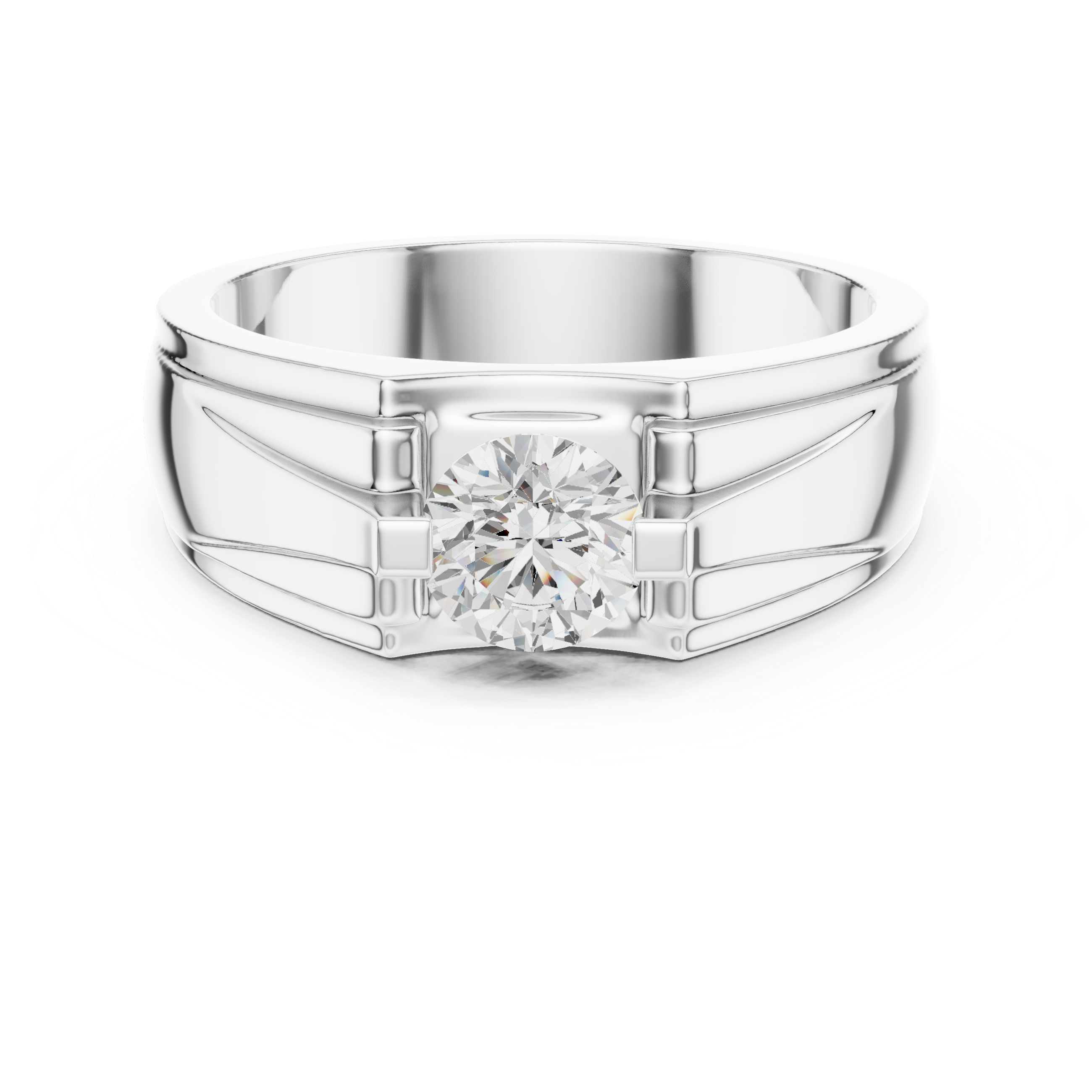 Natural Diamond Men’s Ring – 0.75ct H/VS1 Sovereign Luxury Line