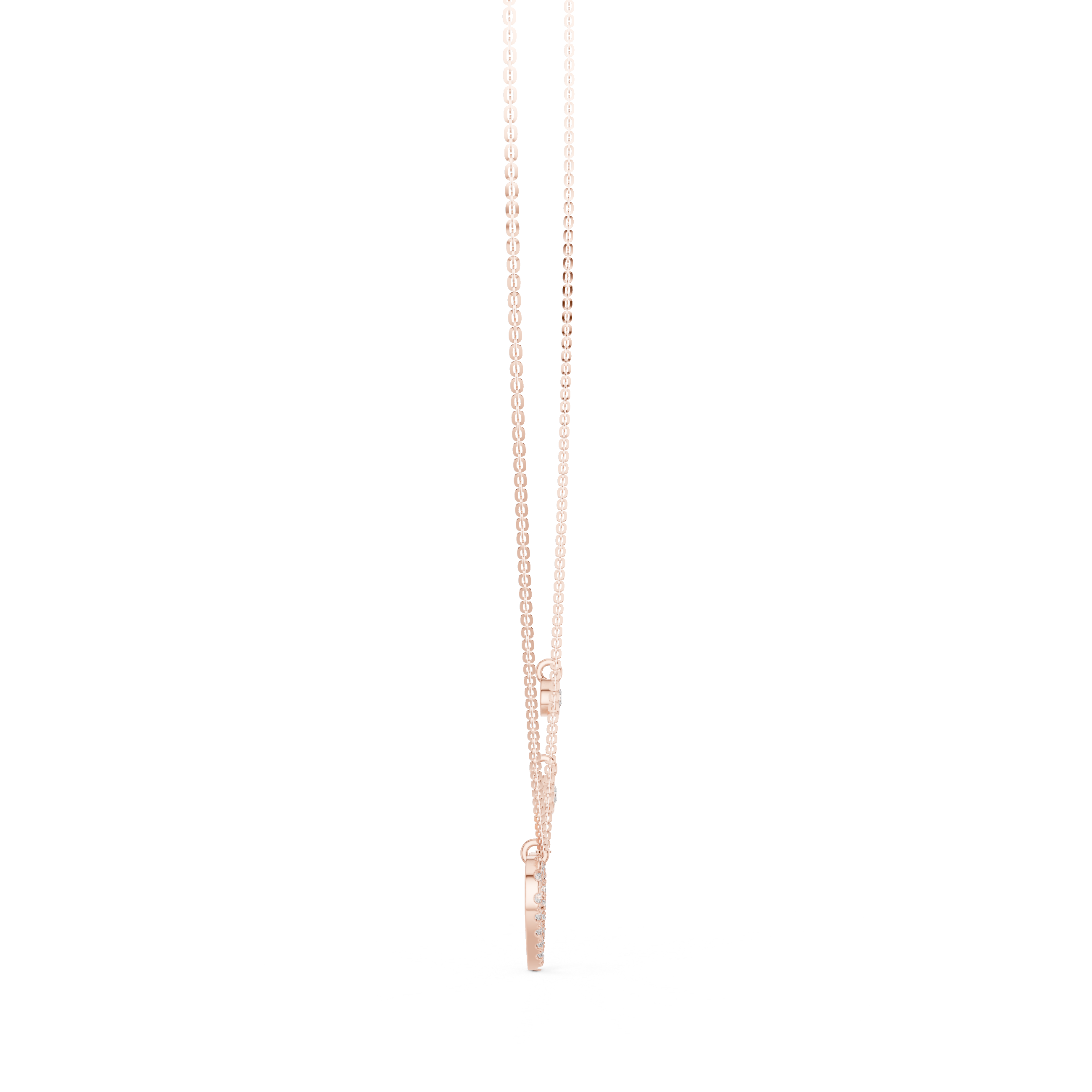 0.484 Carat Natural Diamond Pendant Necklace – GH Color, VS Clarity