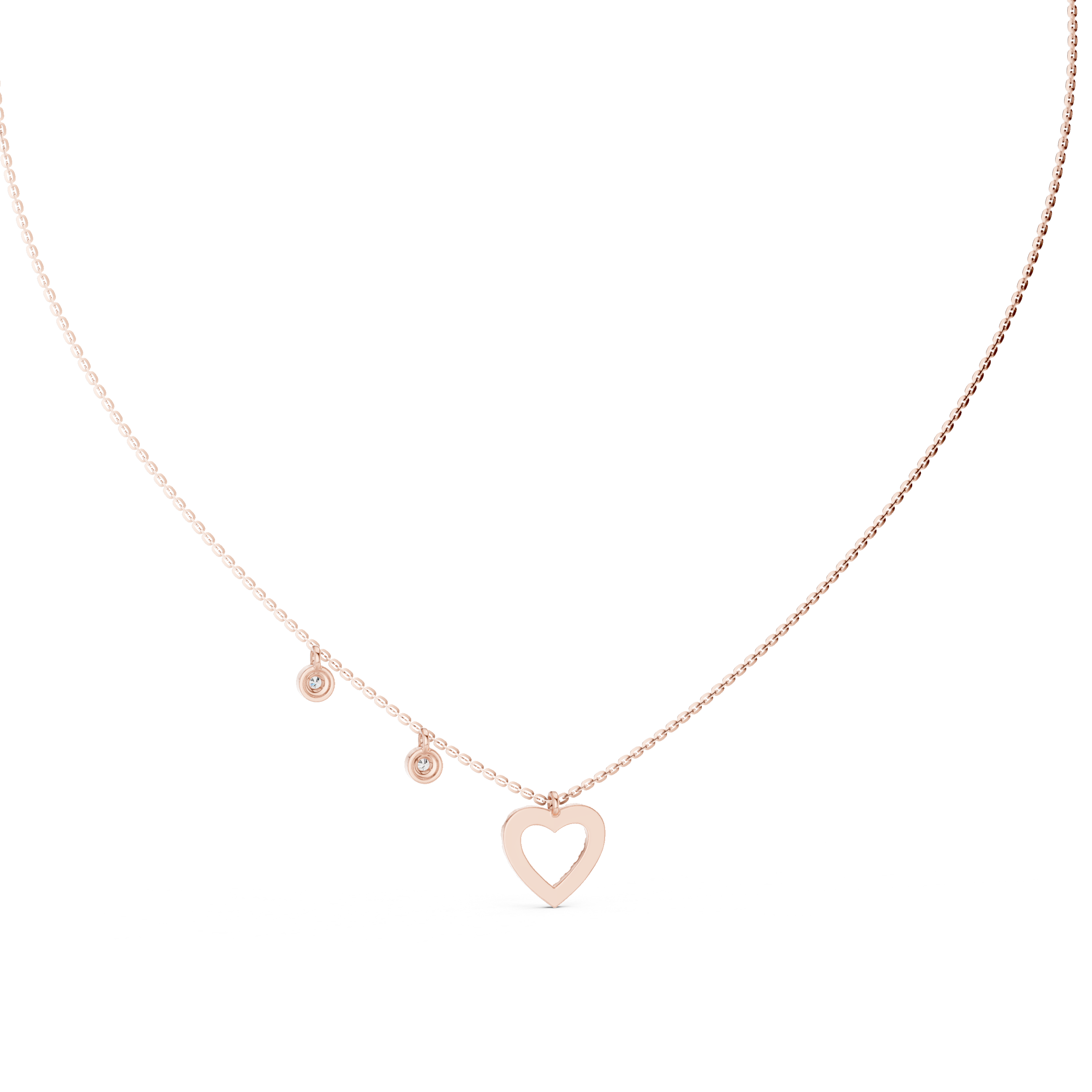 0.484 Carat Natural Diamond Pendant Necklace – GH Color, VS Clarity