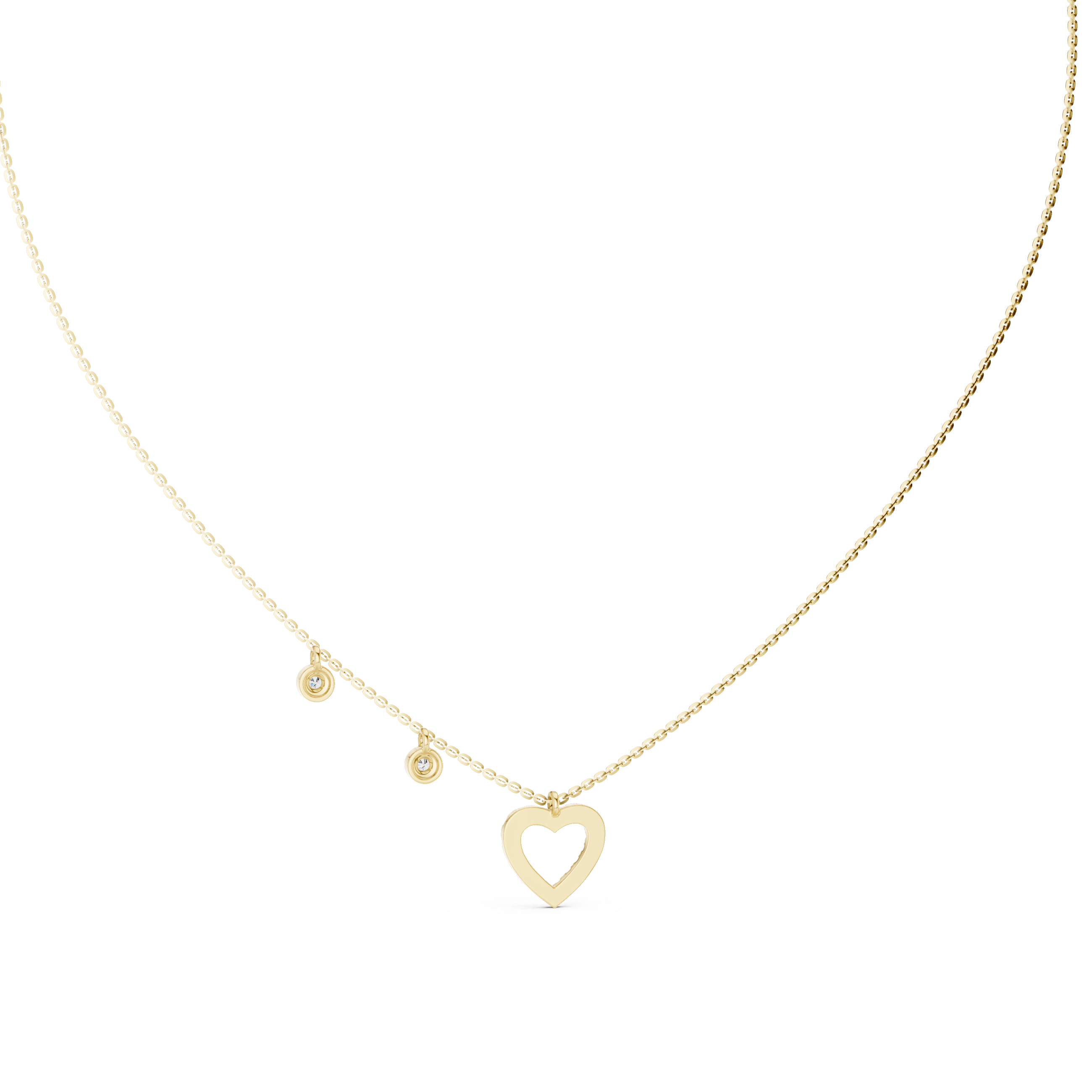 0.484 Carat Natural Diamond Pendant Necklace – GH Color, VS Clarity