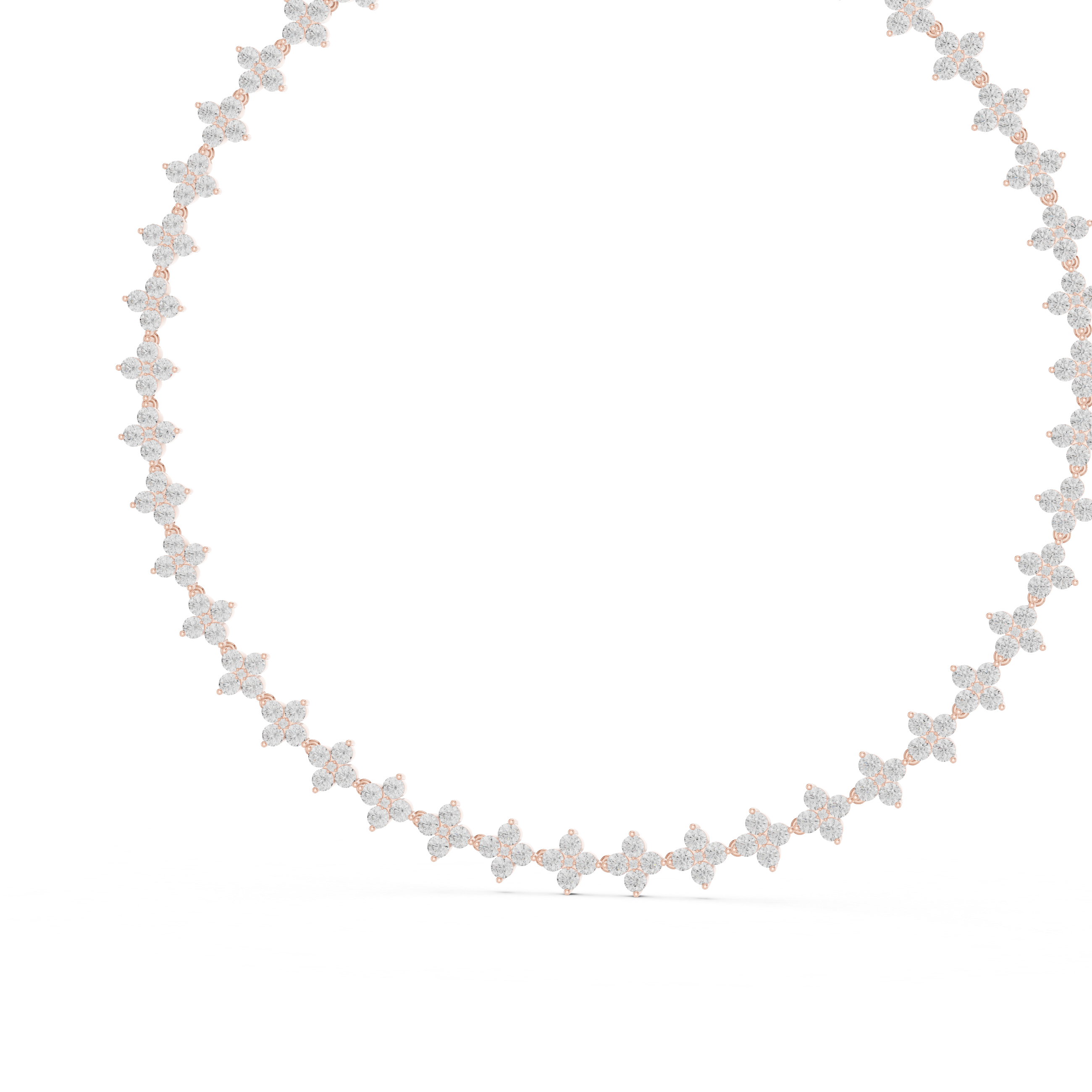 Solitairekart 19.80 Ct Natural Diamond Tennis