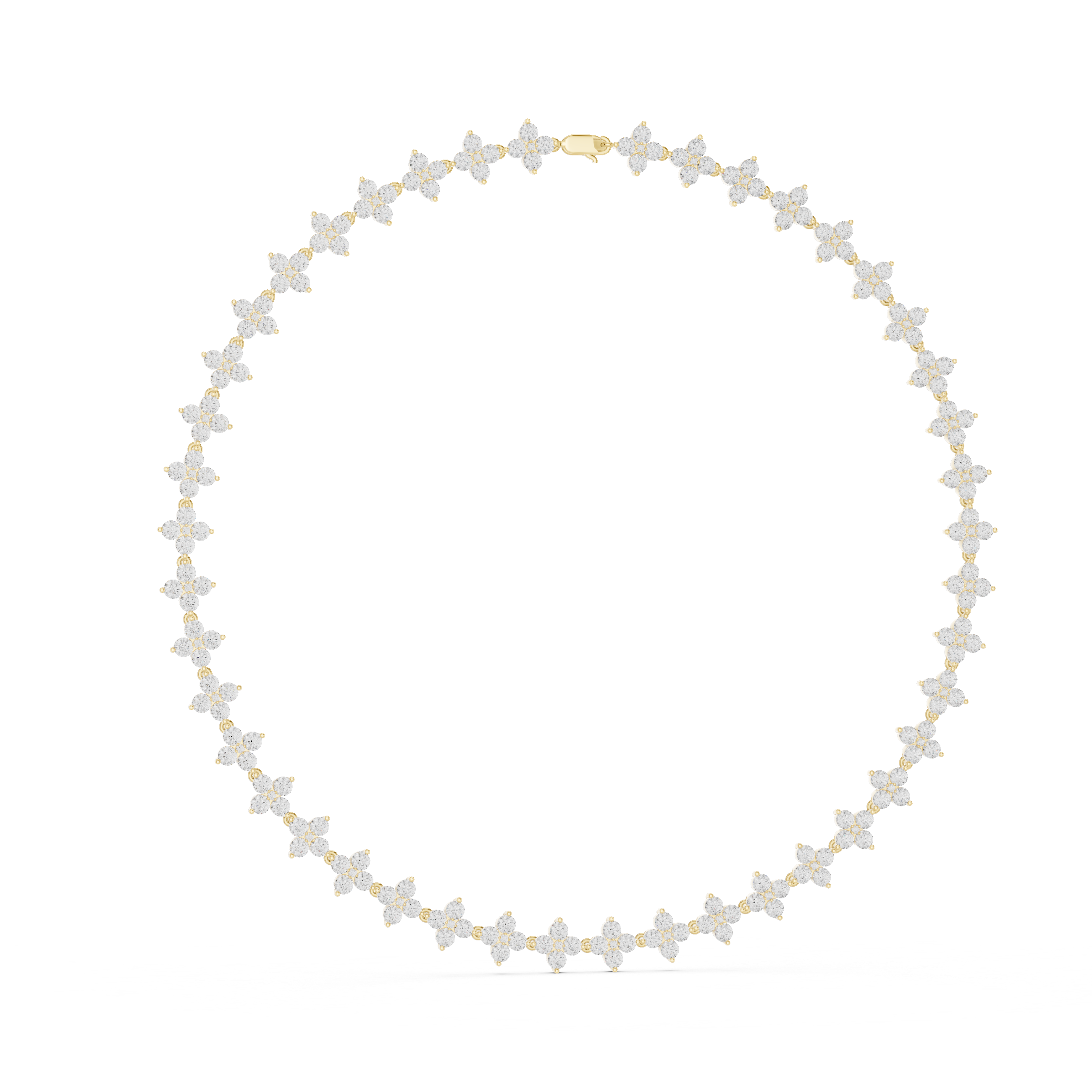 Solitairekart 19.80 Ct Natural Diamond Tennis