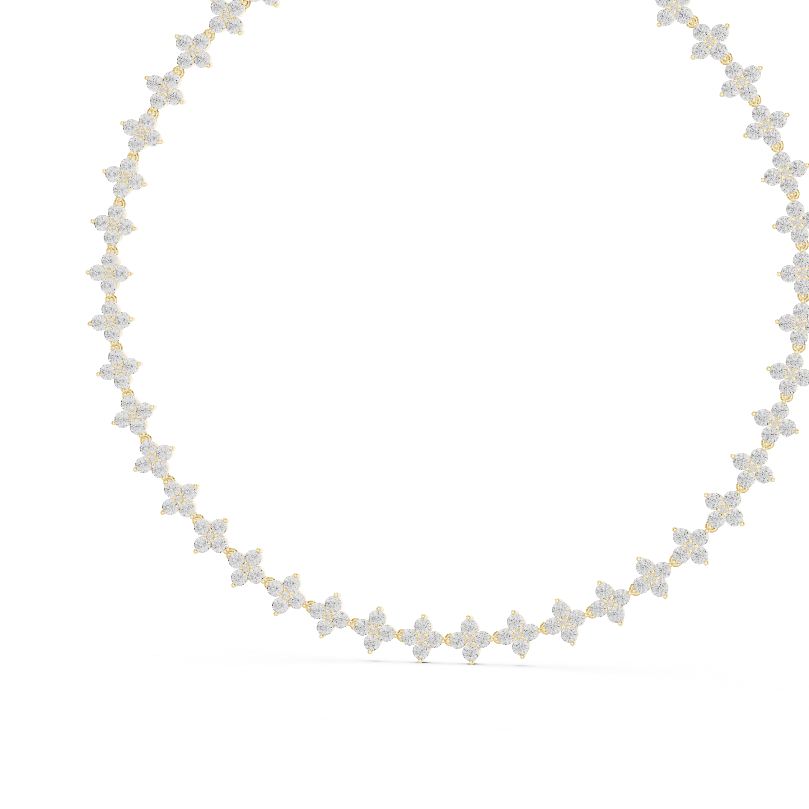 Solitairekart 19.80 Ct Natural Diamond Tennis