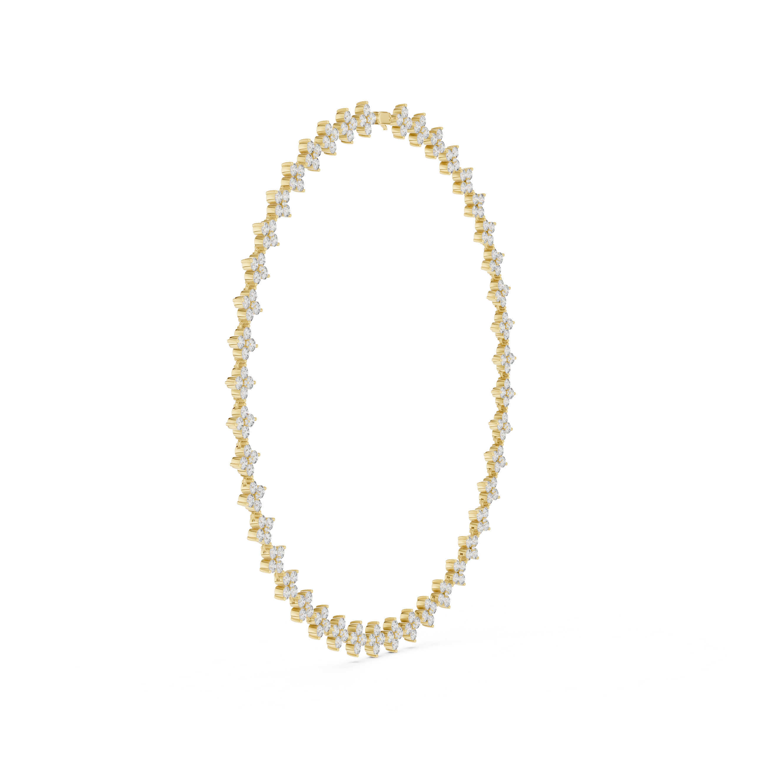 Solitairekart 19.80 Ct Natural Diamond Tennis