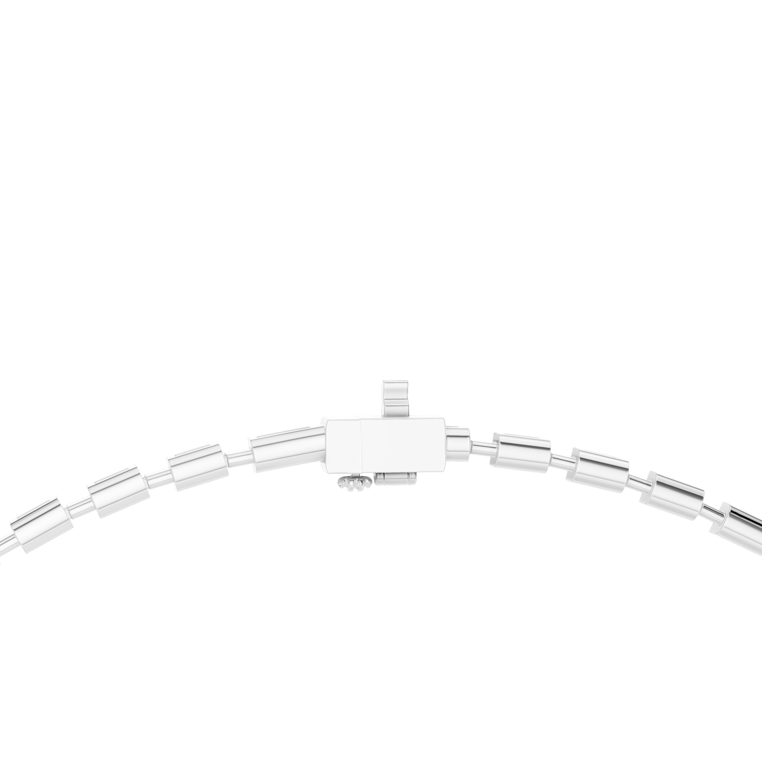 3.35 Ct Natural Diamond Tennis Necklace – EF/VS