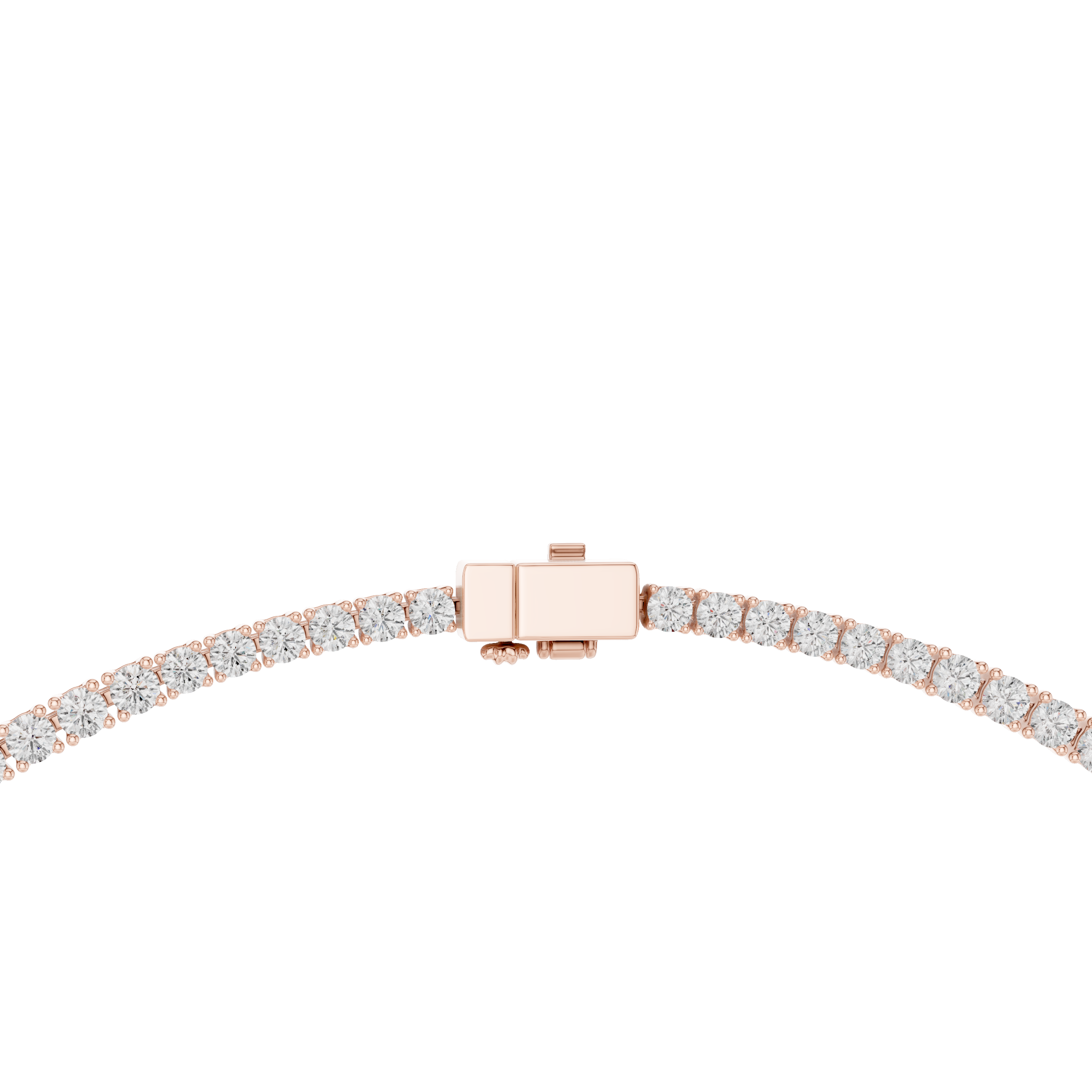 26.82 Ct Natural Diamond Tennis Necklace – H/SI2