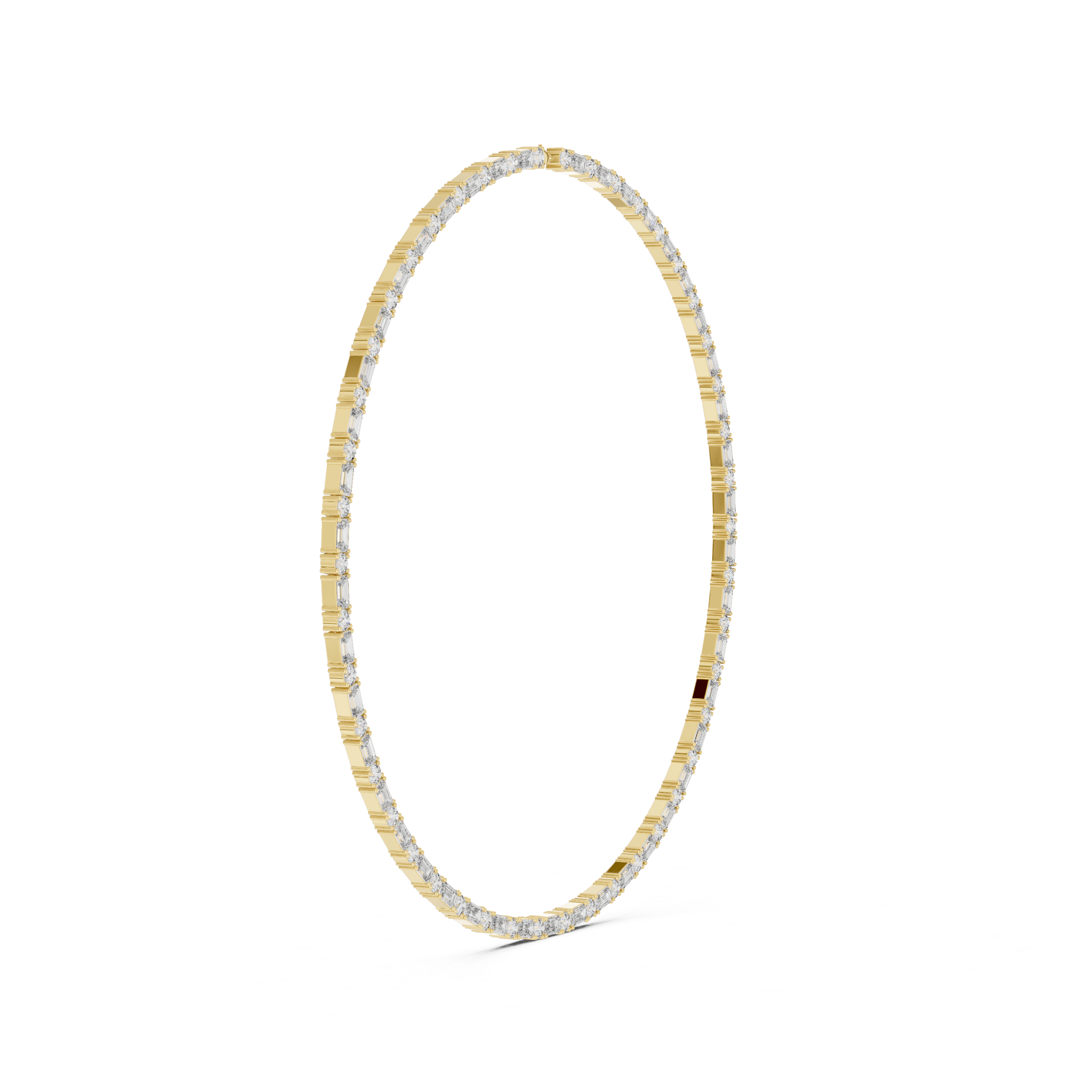 Solitairekart 18.44ct Natural Diamond Tennis Necklace – H Color, VS2 Clarity