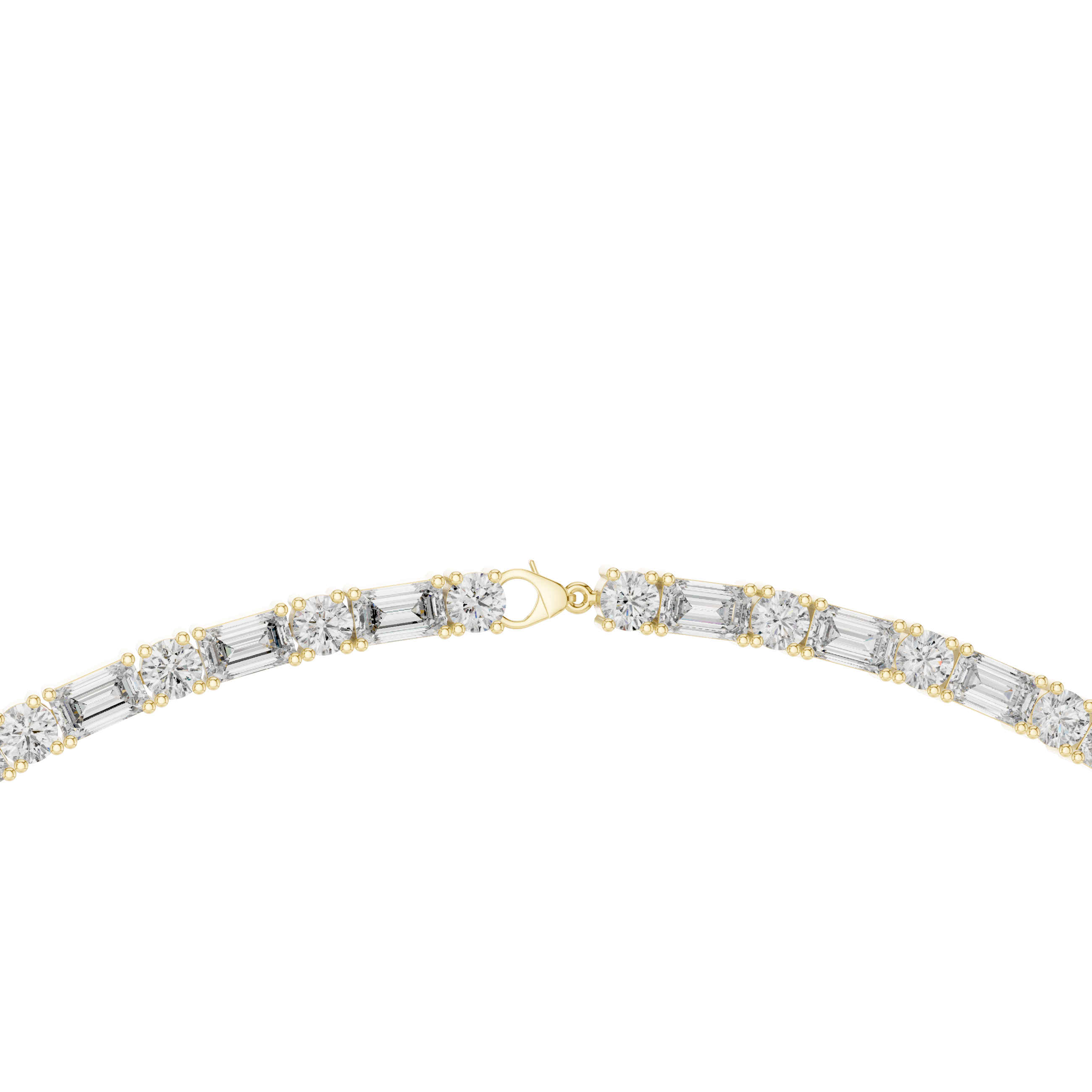 Solitairekart 18.44ct Natural Diamond Tennis Necklace – H Color, VS2 Clarity