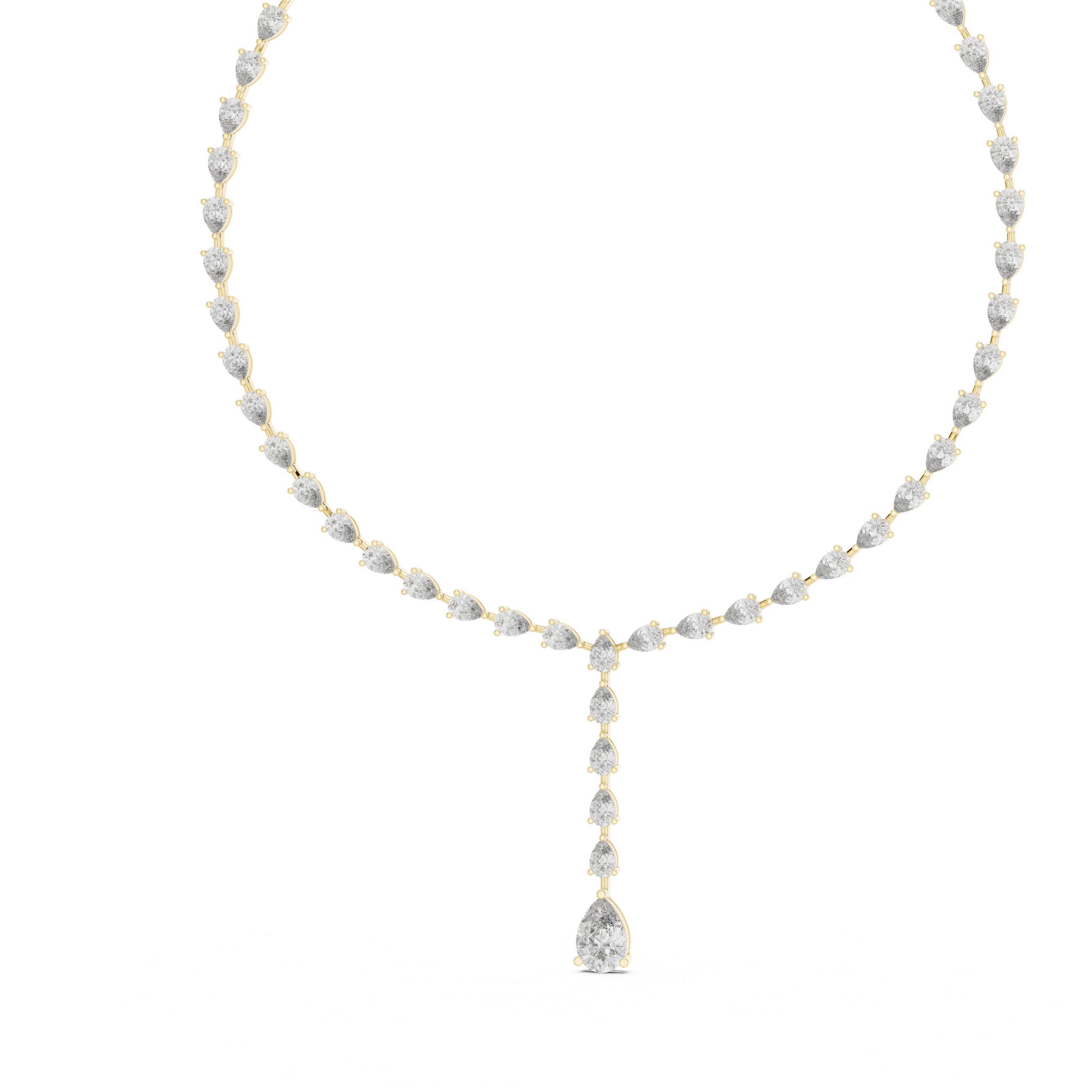 Solitairekart 22.98ct Natural Diamond Tennis Necklace – J Color, VS1 Clarity