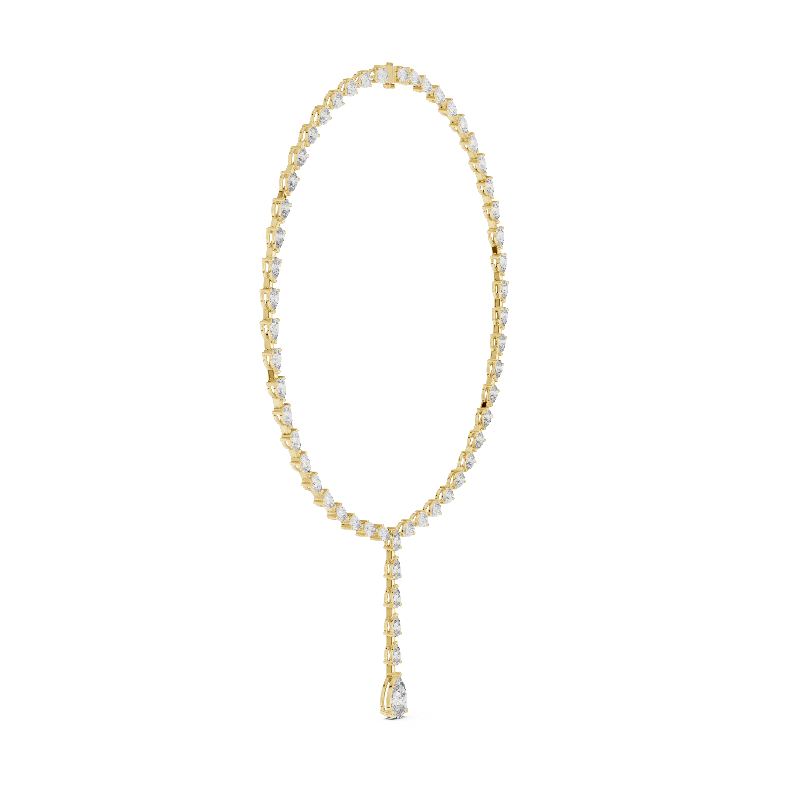 Solitairekart 22.98ct Natural Diamond Tennis Necklace – J Color, VS1 Clarity