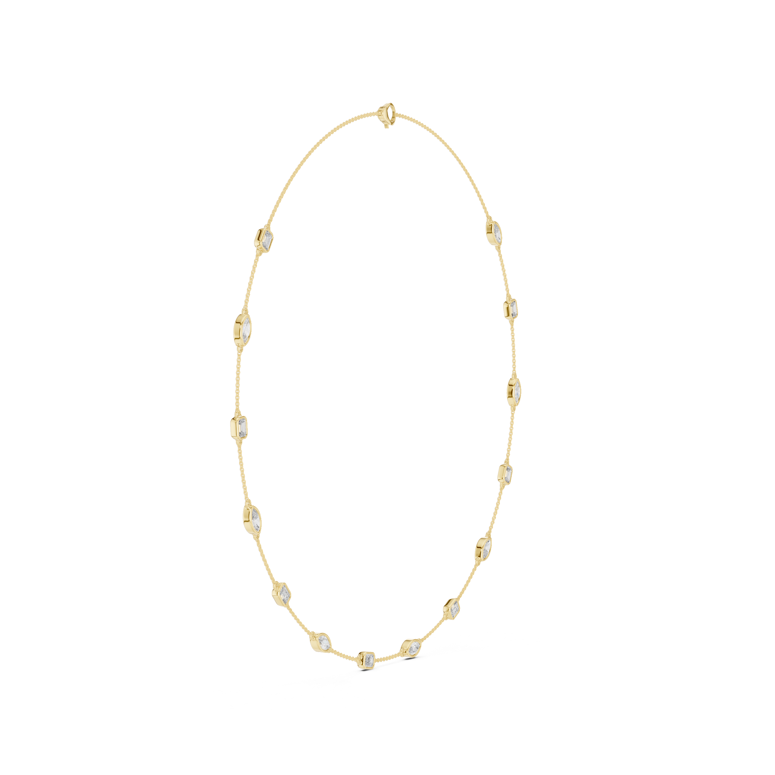 Solitairekart 2.80ct Natural Diamond Chain Necklace – H Color, VS1 Clarity