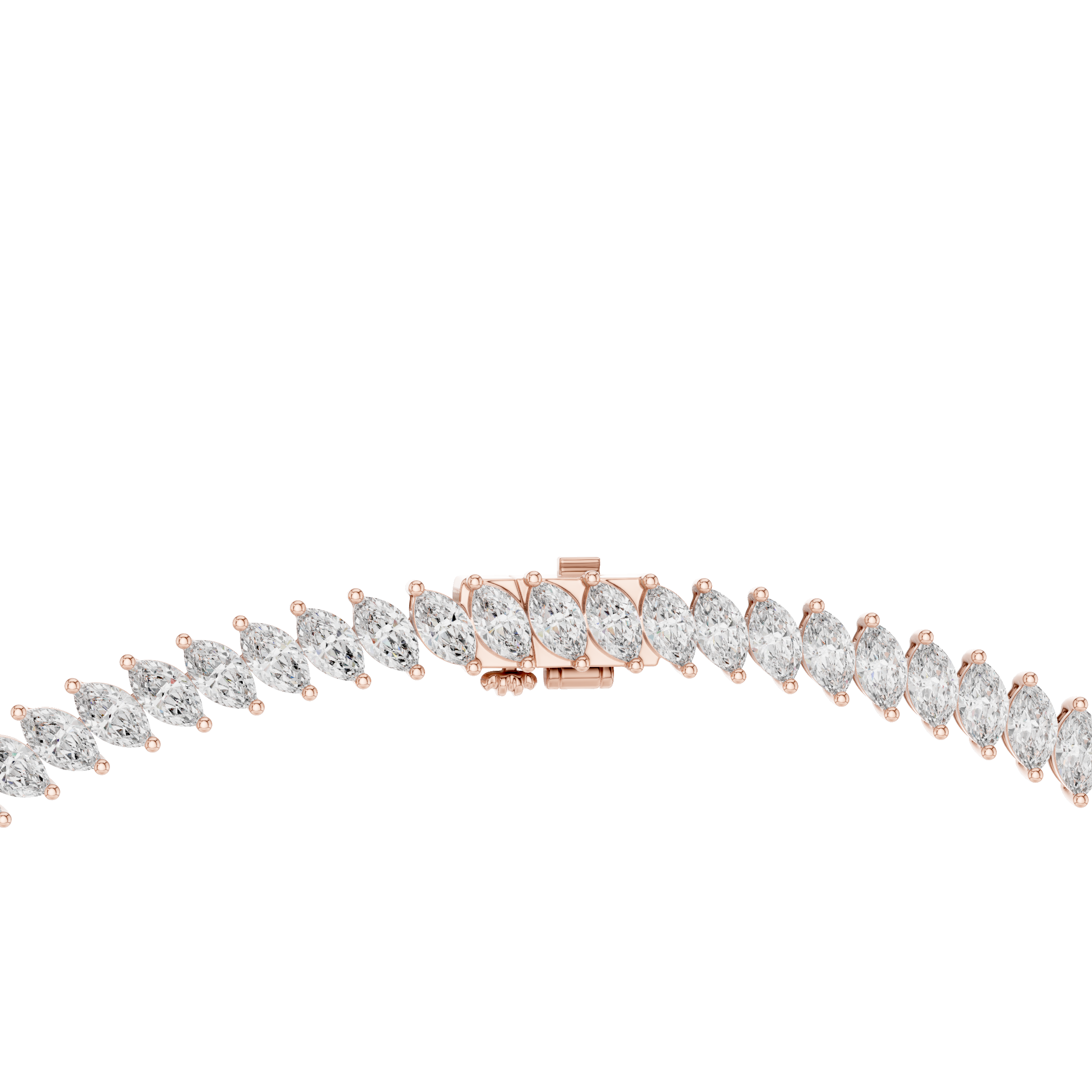 18.60 Ct Natural Diamond Tennis Necklace – GH/VS