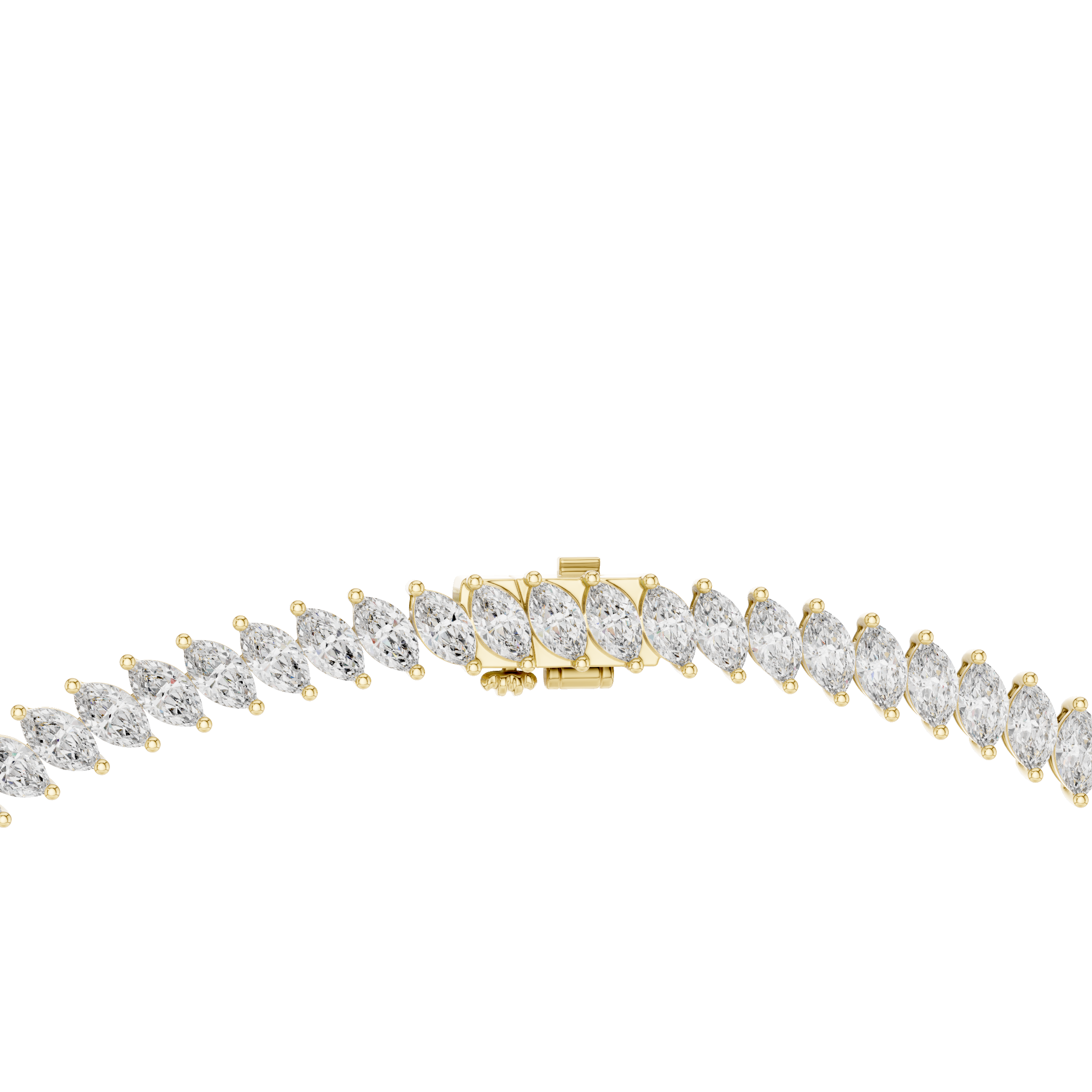 18.60 Ct Natural Diamond Tennis Necklace – GH/VS