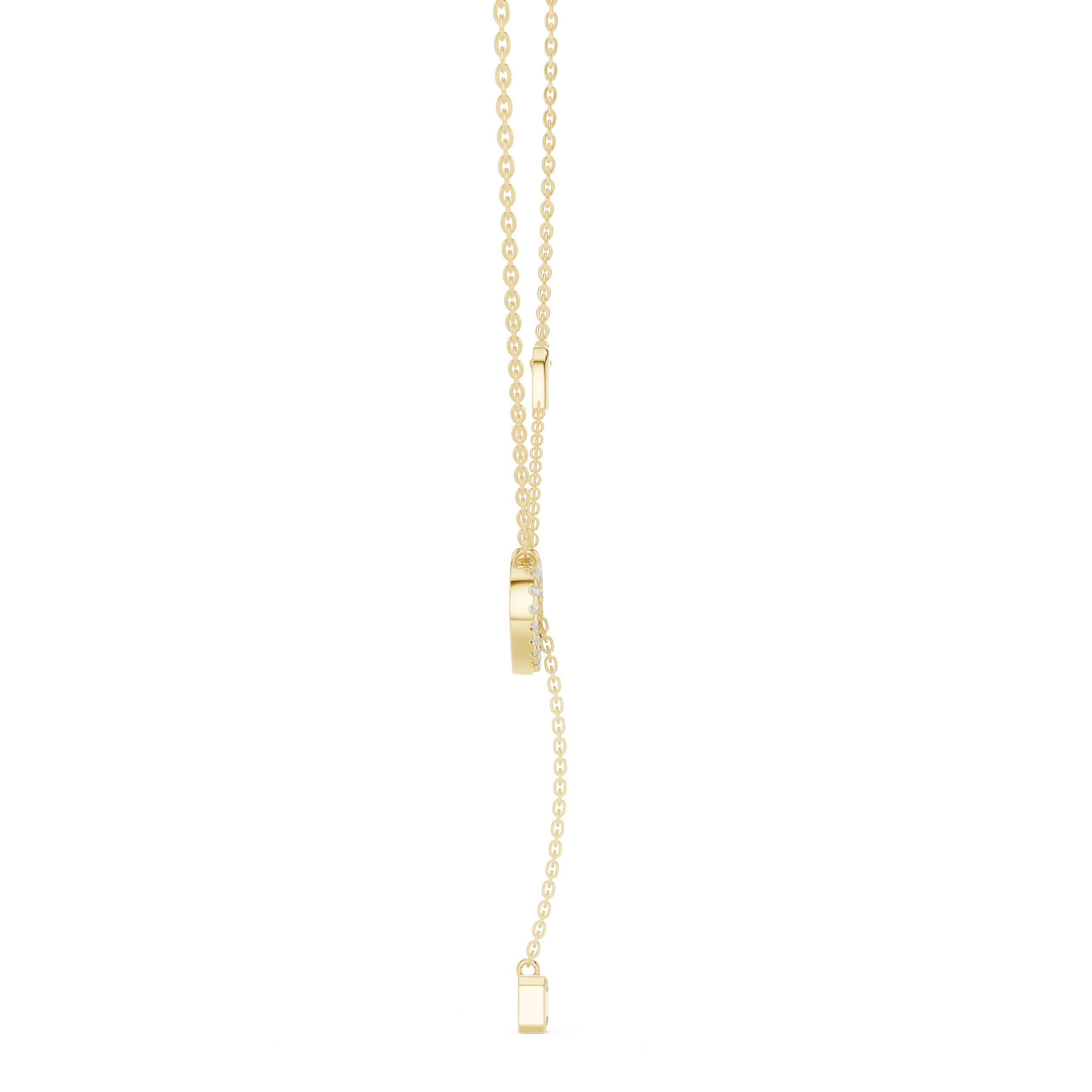 0.30 Ct GH/VS Natural Diamond Y Pendant