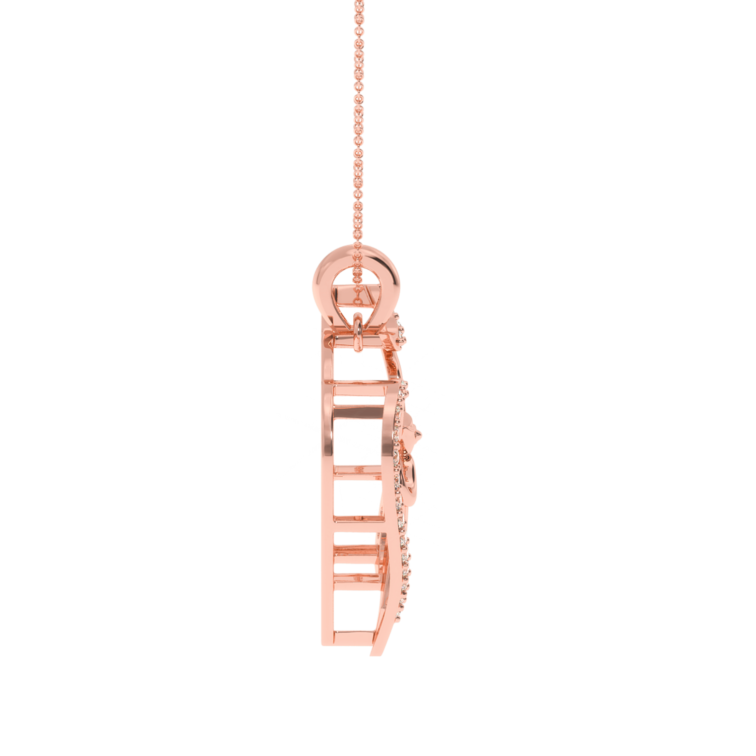 Buy Mother & Child Heart Diamond Pendant | Solitairekart