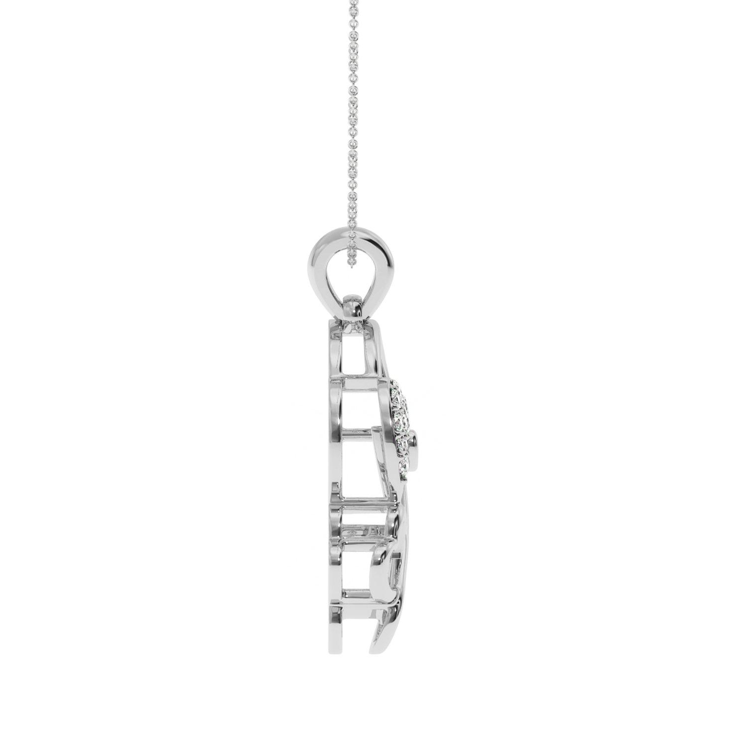 Buy Twin Heart Diamond Pendant 0.16Ct | Solitairekart