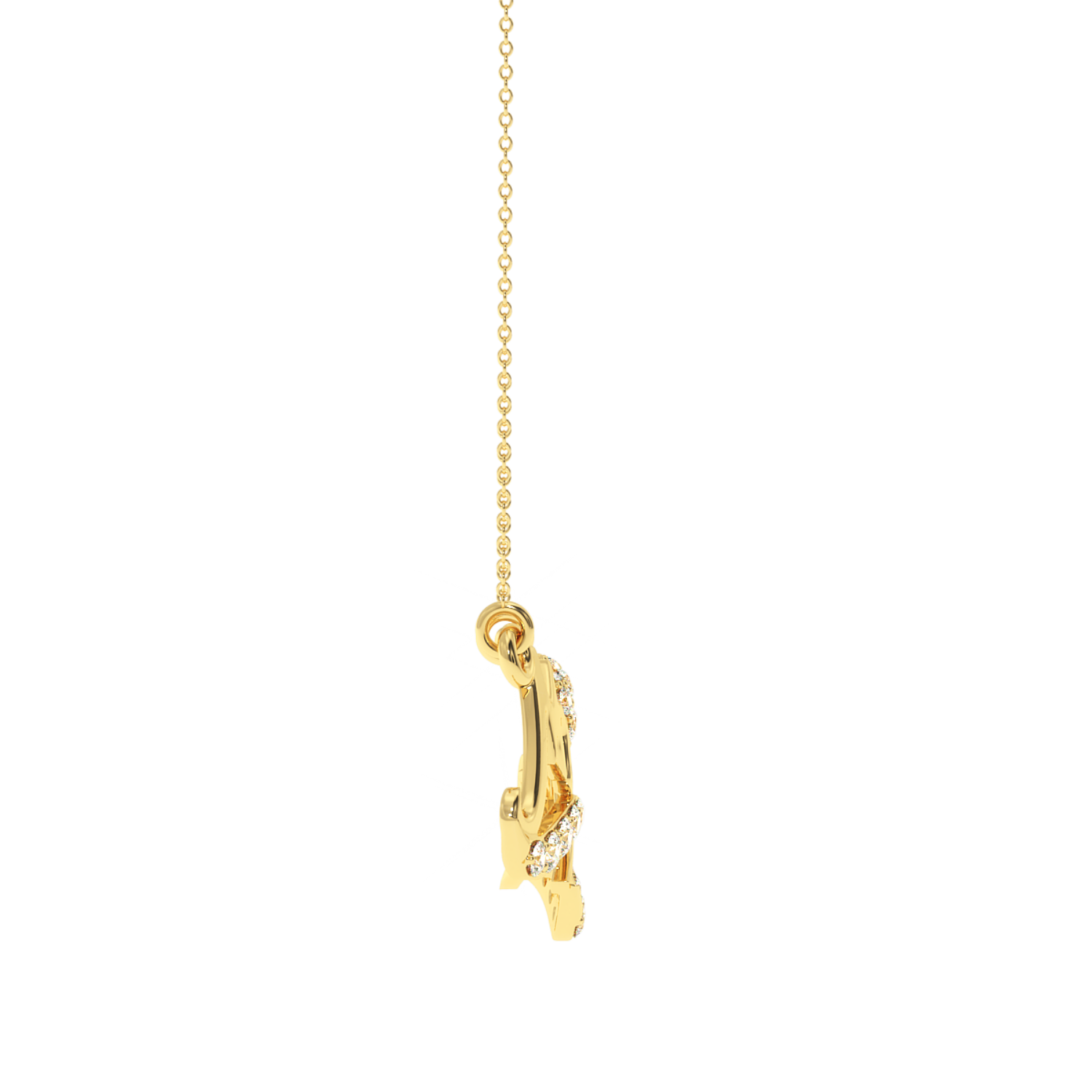 Solitairekart Mr. & Mrs. Lab Diamond Pendant - 0.20 Carat