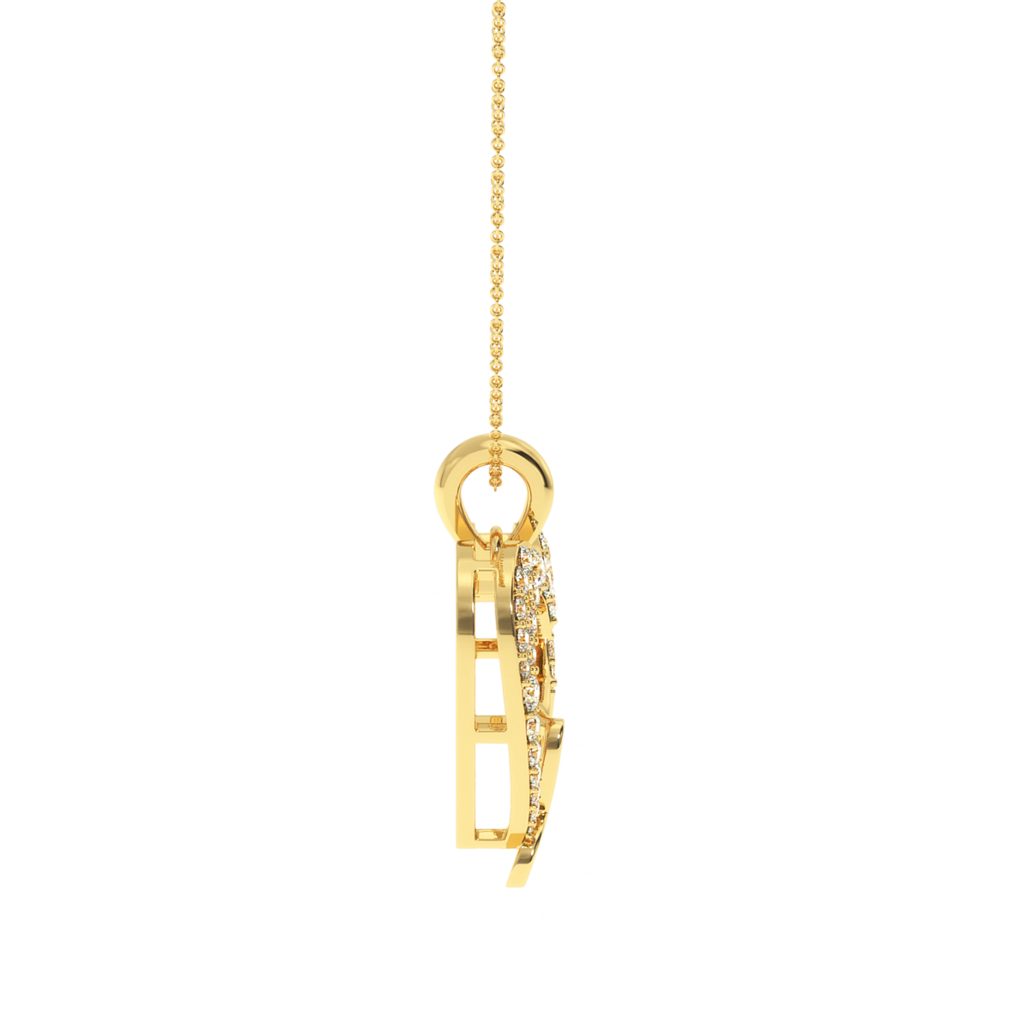 Buy Elegant Heart Locket Diamond Pendant | Solitairekart