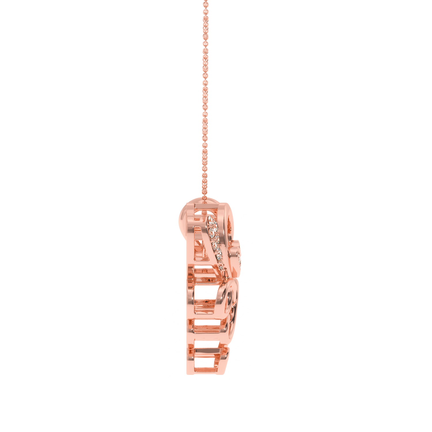 Solitairekart Romantic Valentine's Day Pendant - 0.10 Carat Lab Diamond