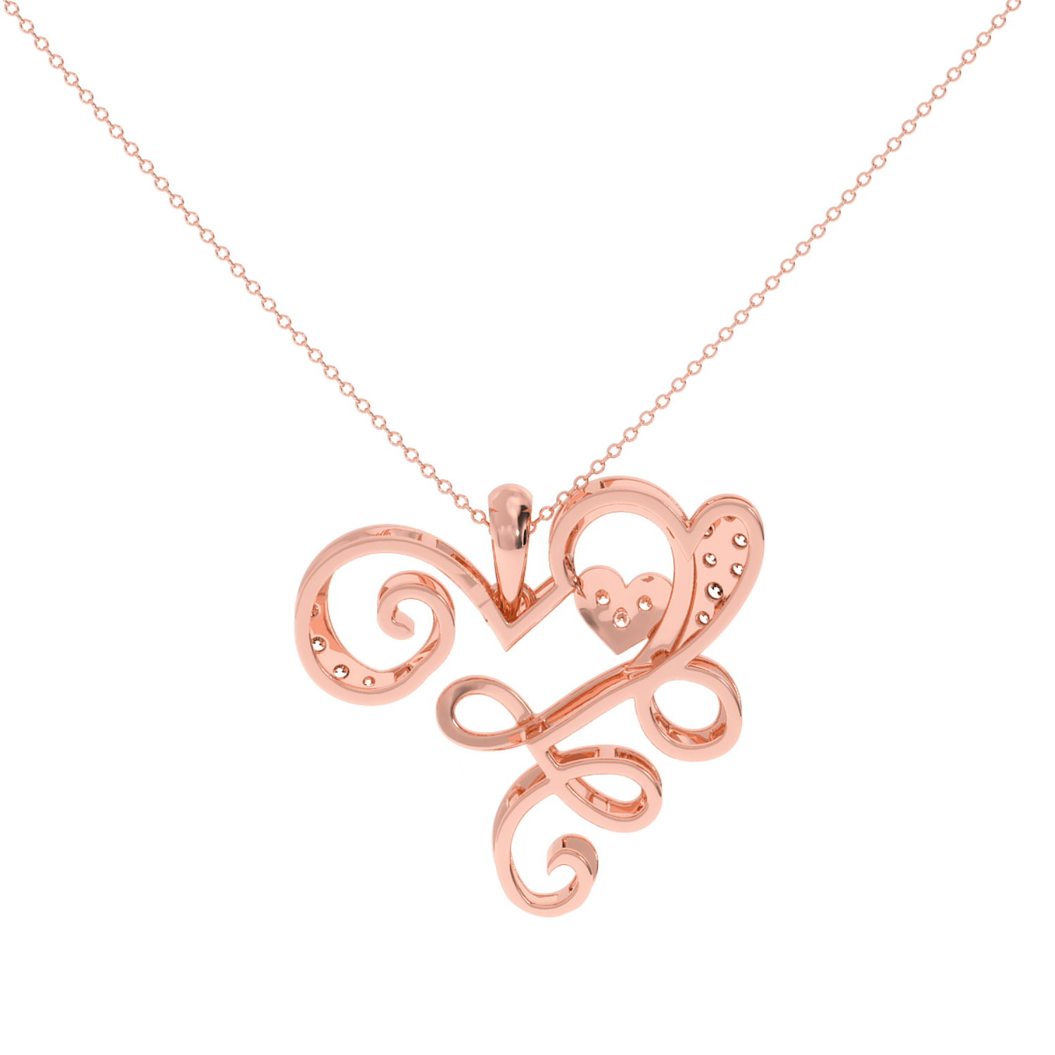 Solitairekart Romantic Valentine's Day Pendant - 0.10 Carat Lab Diamond