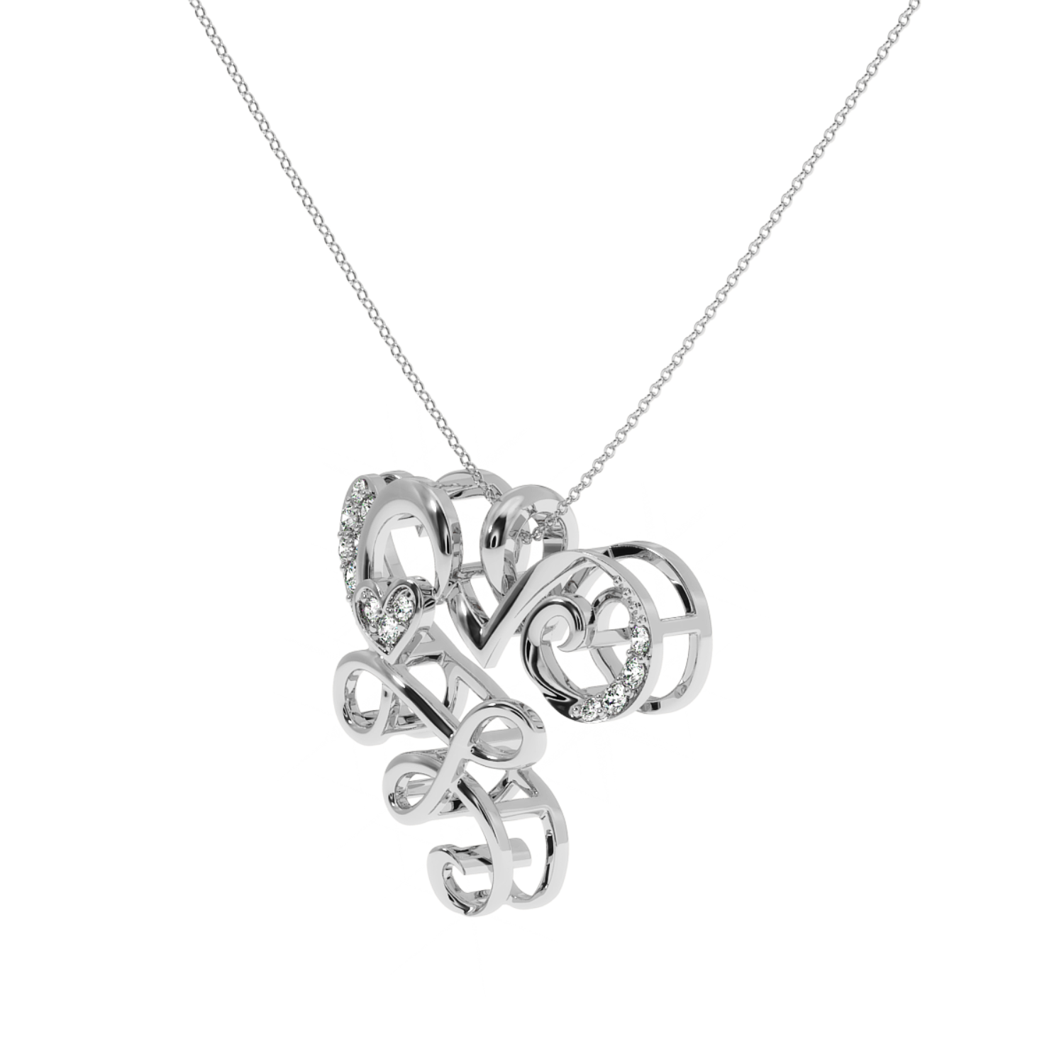 Buy Romantic Valentine’s Diamond Pendant | Solitairekart