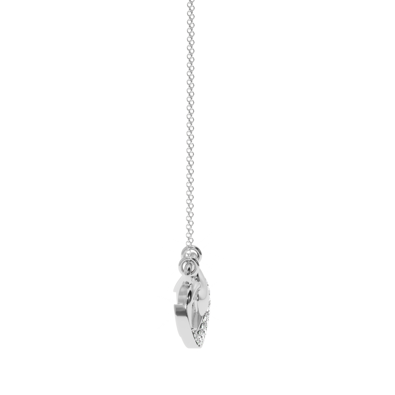 Buy Infinity Heart Diamond Pendant 0.14Ct | Solitairekart