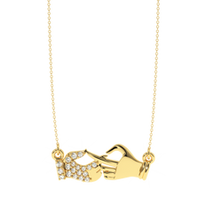Solitairekart Divine Touch Lab Grown Diamond Pendant – 0.13 Carat
