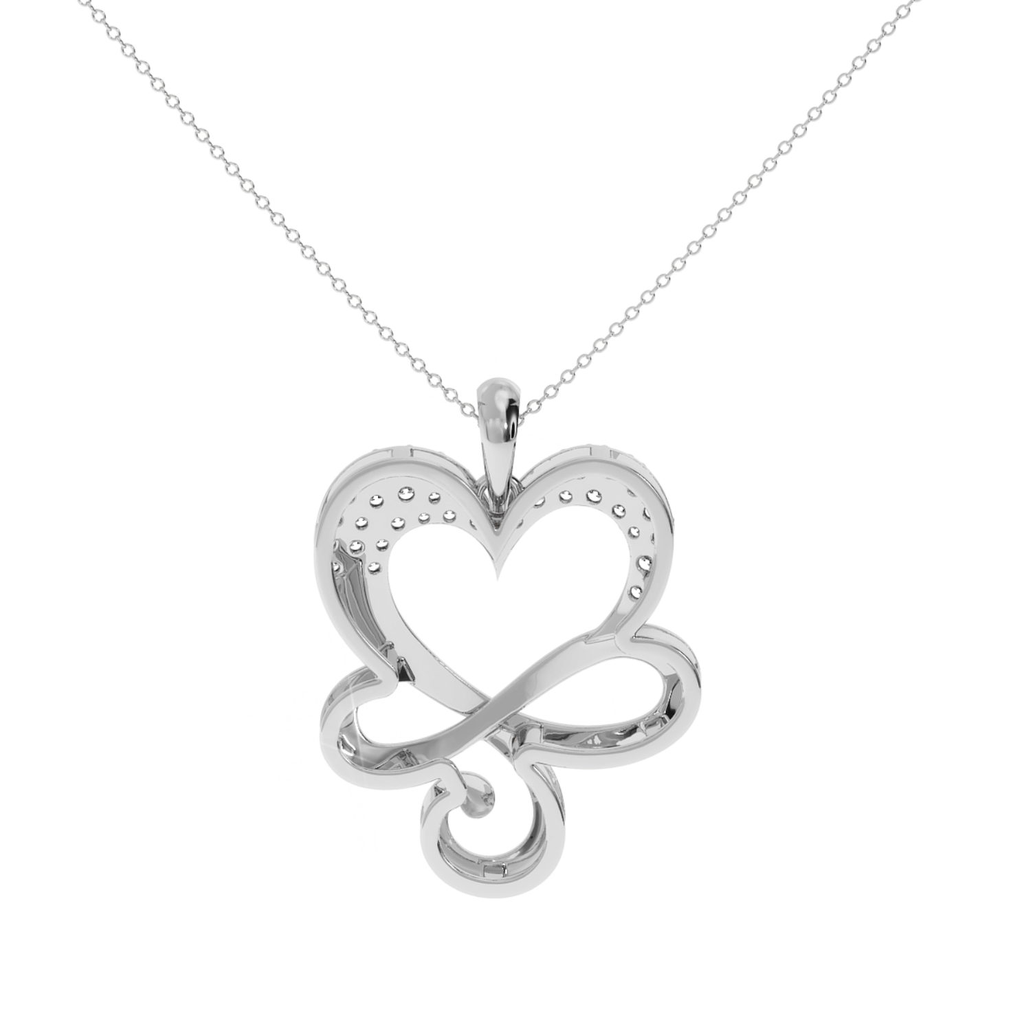 Solitairekart Stunning Dizzy Heart Pendant - 0.21 Carat Lab  Diamond