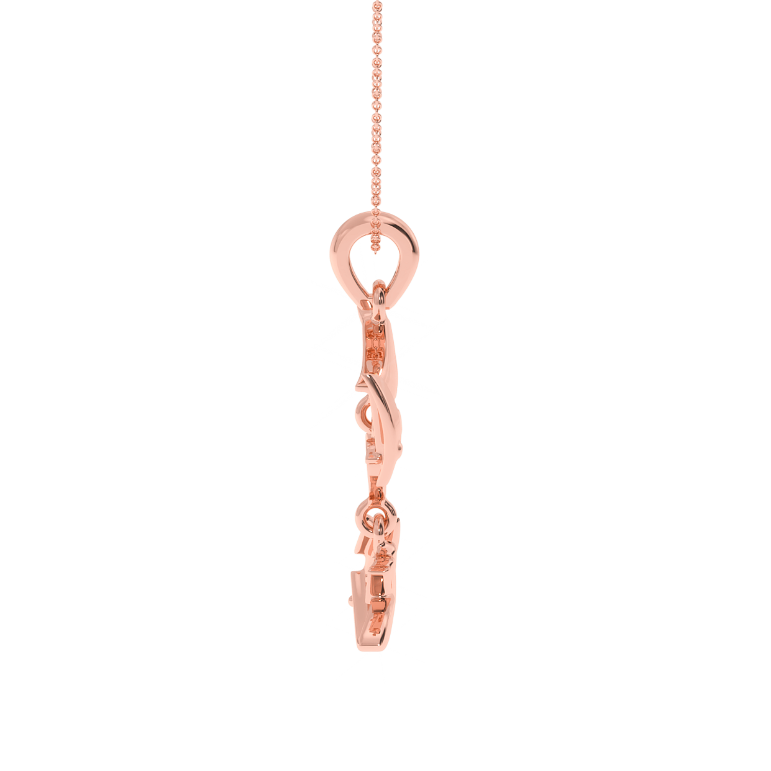 0.02 Carat Hands of Love Natural Diamond Pendant