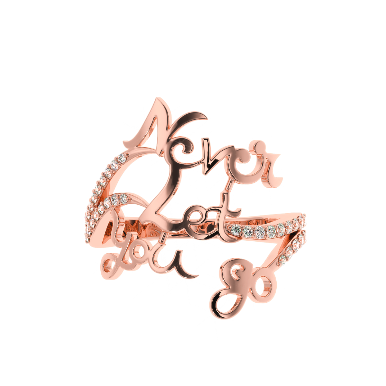 Buy 0.22Ct Unique Personalized Diamond Ring | Solitairekart