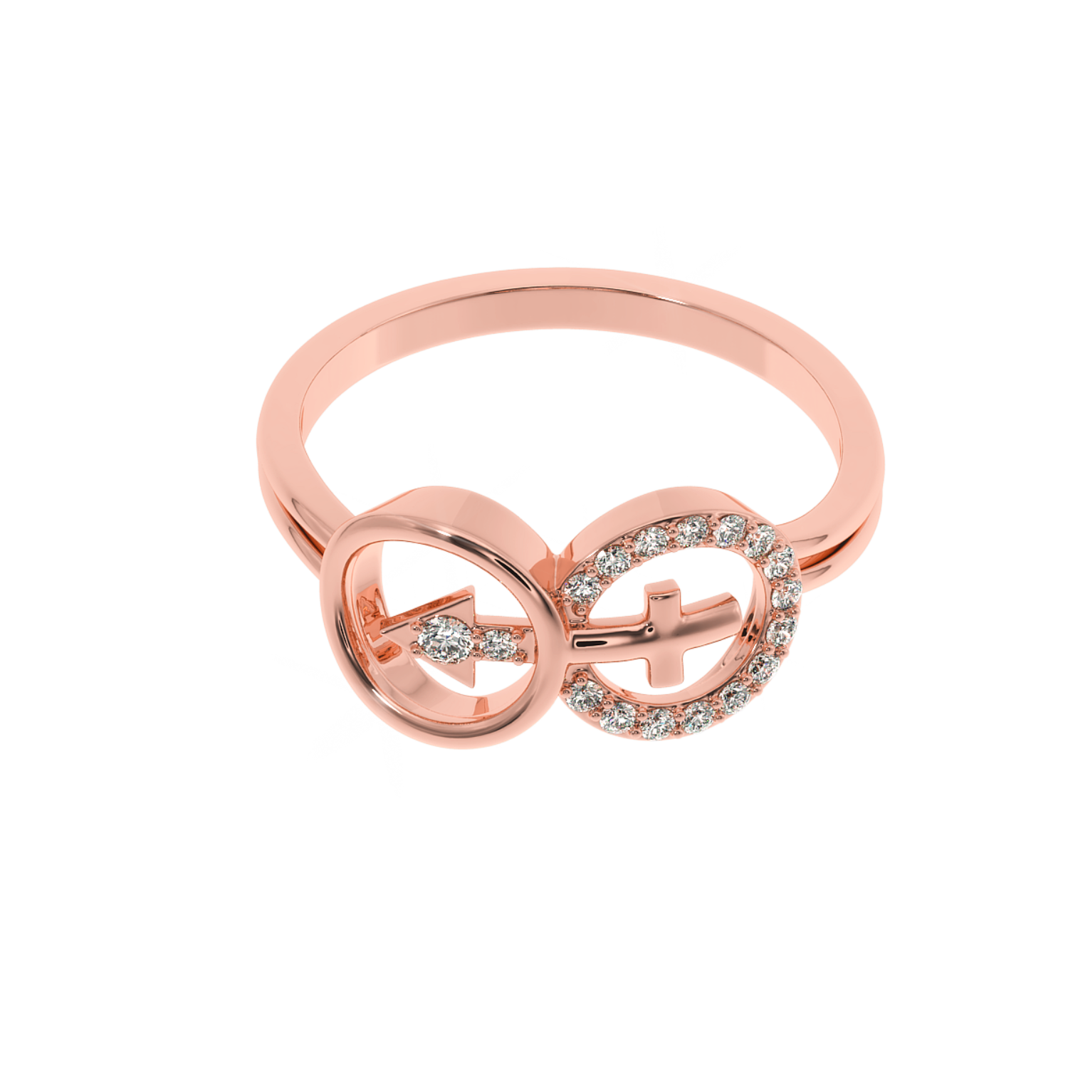 Solitairekart 0.15ct Faith & Direction Lab Diamond Ring