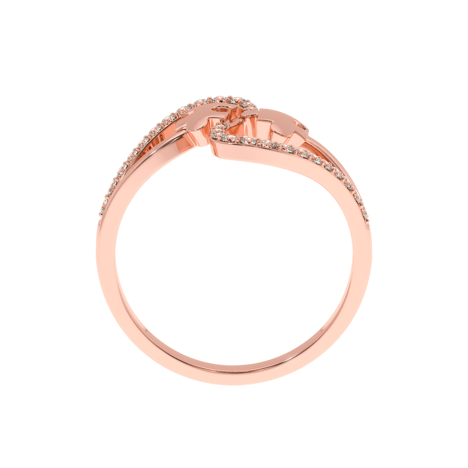 Buy 0.25Ct Perfect Match Puzzle Diamond Ring | SolitaireKart