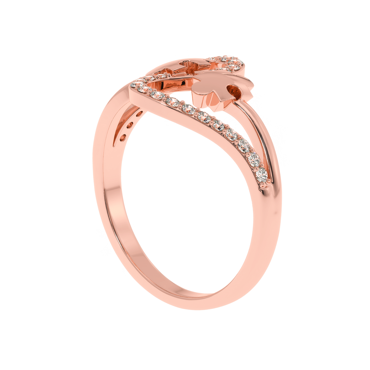 Buy 0.25Ct Perfect Match Puzzle Diamond Ring | SolitaireKart