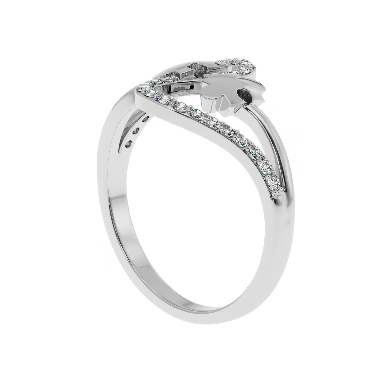 Buy 0.25Ct Perfect Match Puzzle Diamond Ring | SolitaireKart