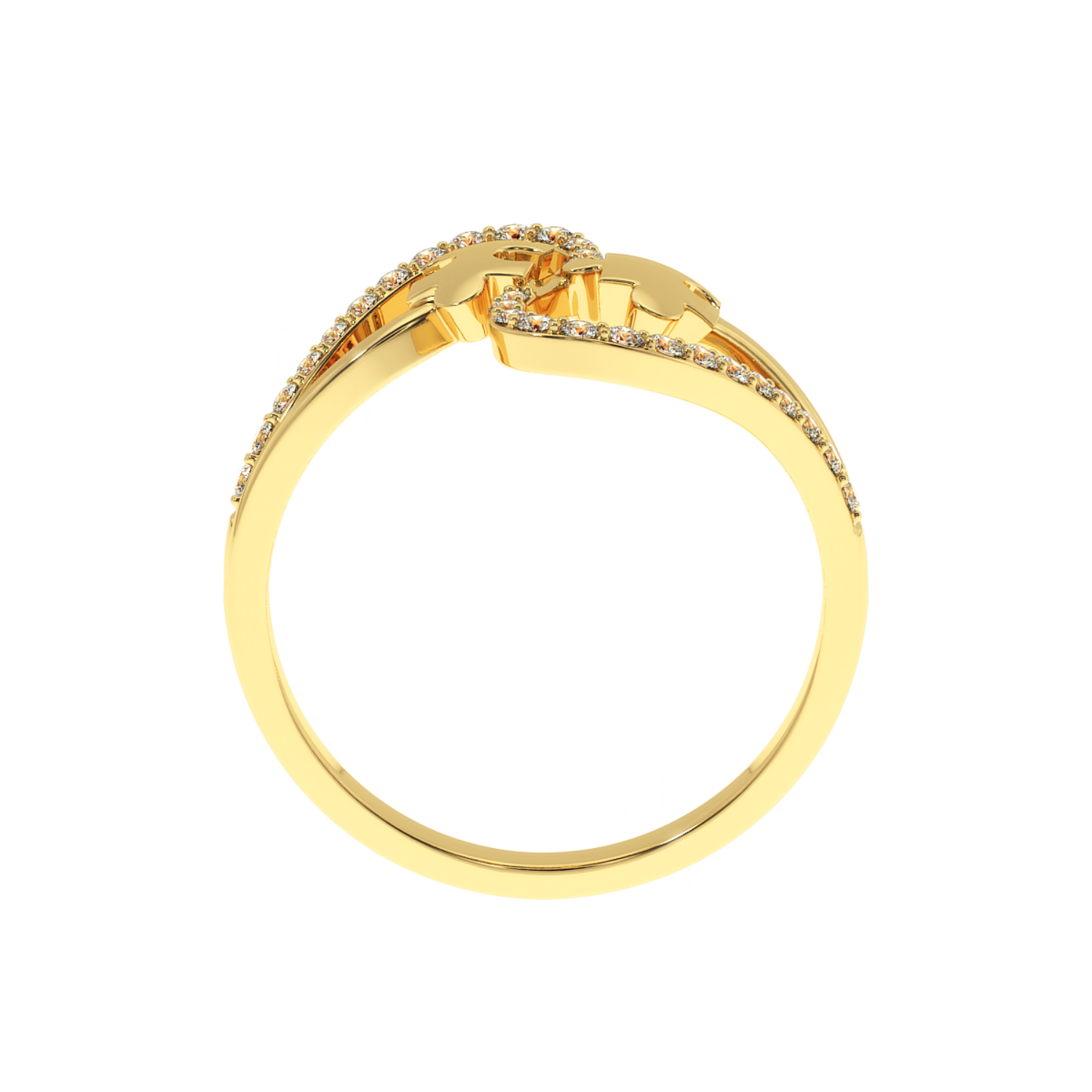 Buy 0.25Ct Perfect Match Puzzle Diamond Ring | SolitaireKart